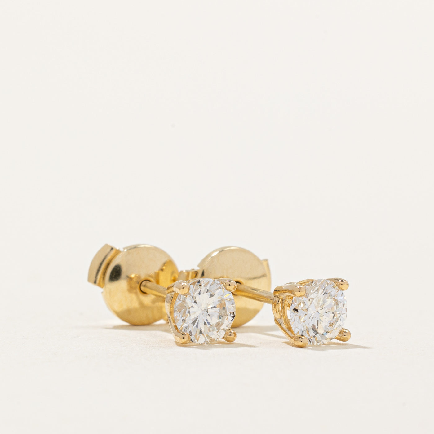 100 Ways' GIA Certified Diamond Stud Earrings | 0.97ctw SI1/2 F/G |