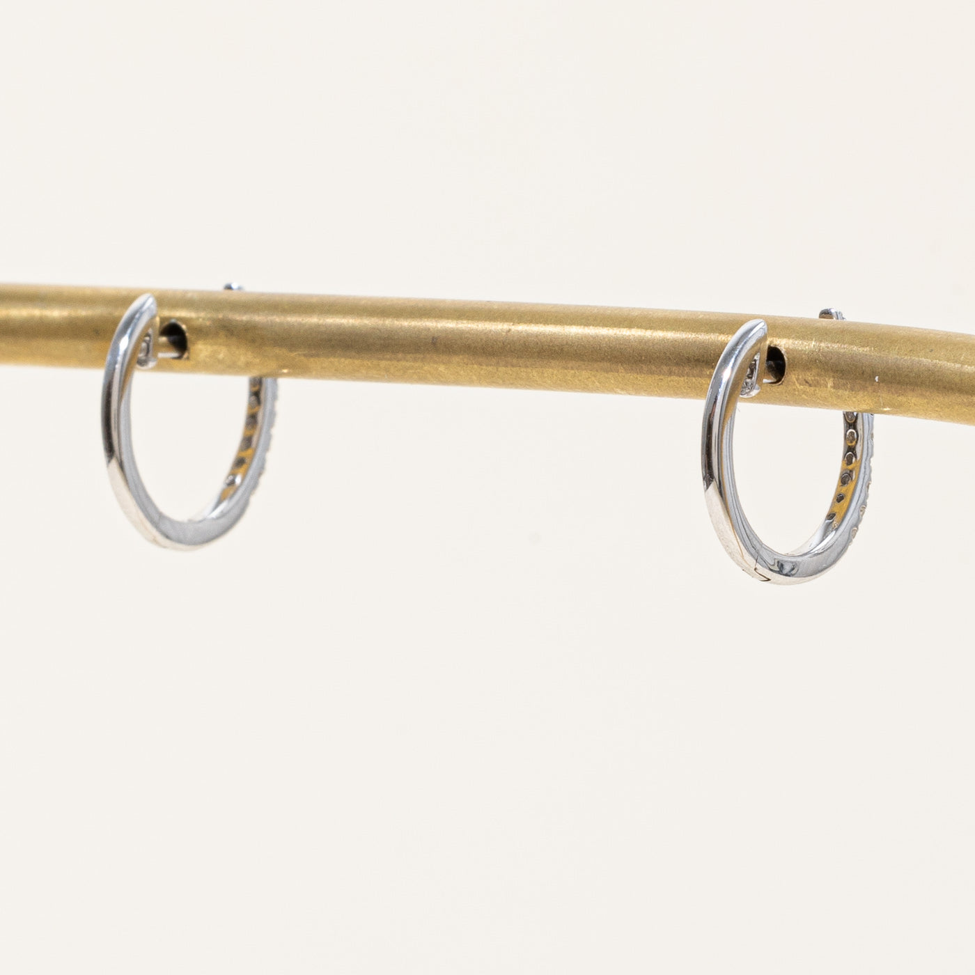 Boucles d'oreilles créoles en diamant « 100 façons » | 0,10 ct |