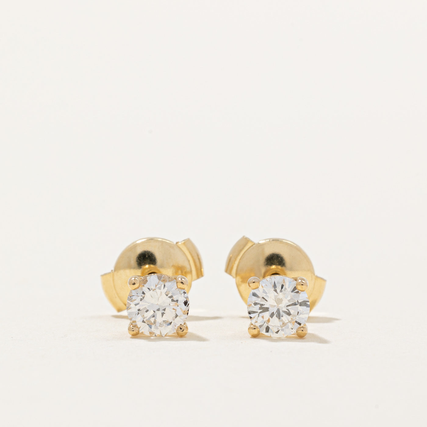 100 Ways' GIA Certified Diamond Stud Earrings | 0.70ctw VS2 H |