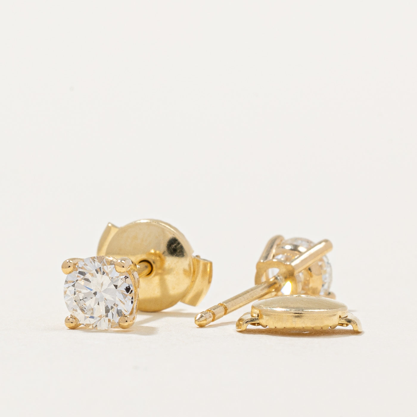 100 Ways' GIA Certified Diamond Stud Earrings | 0.70ctw VS2 H |