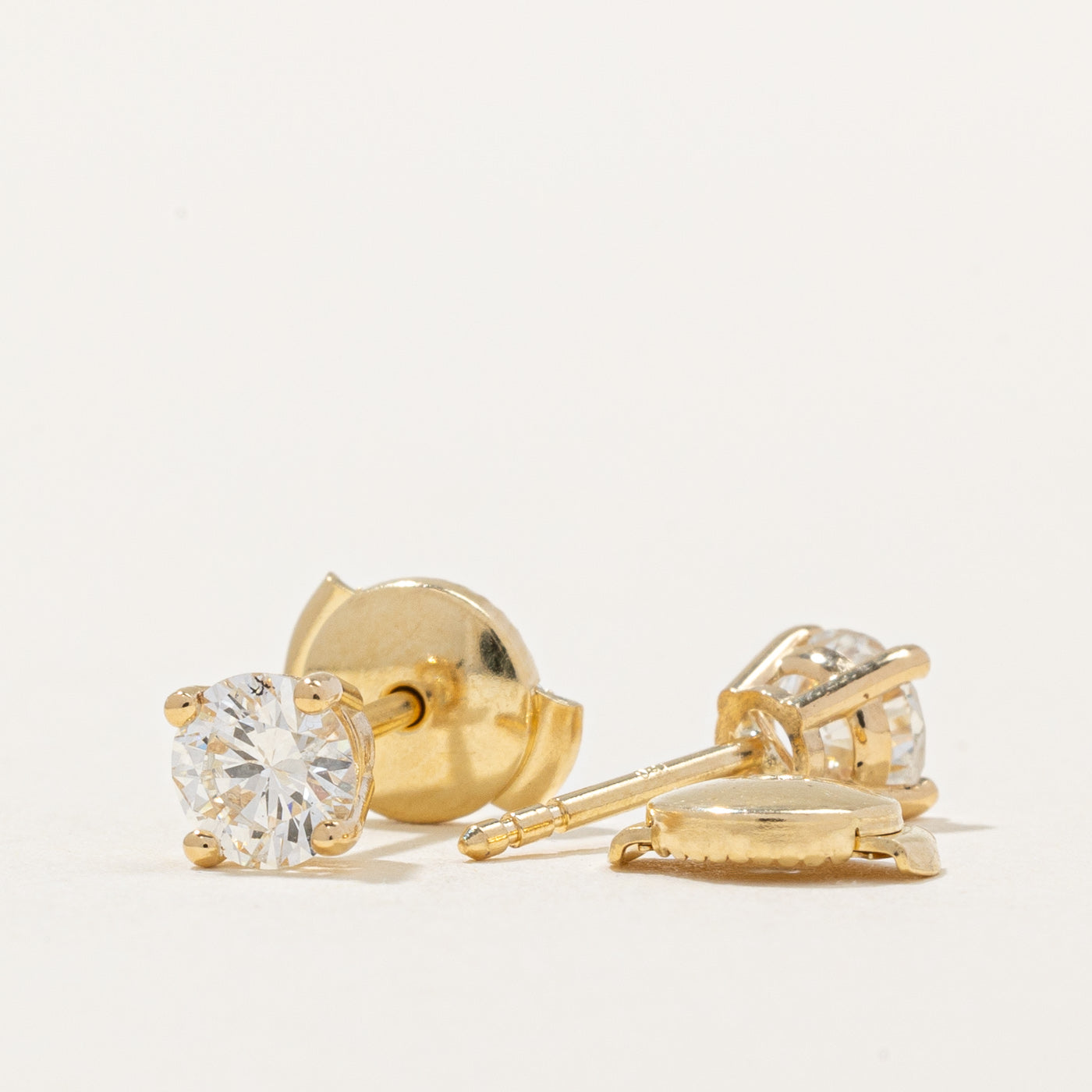 100 Ways' GIA Certified Diamond Stud Earrings | 0.70ctw SI2 G |