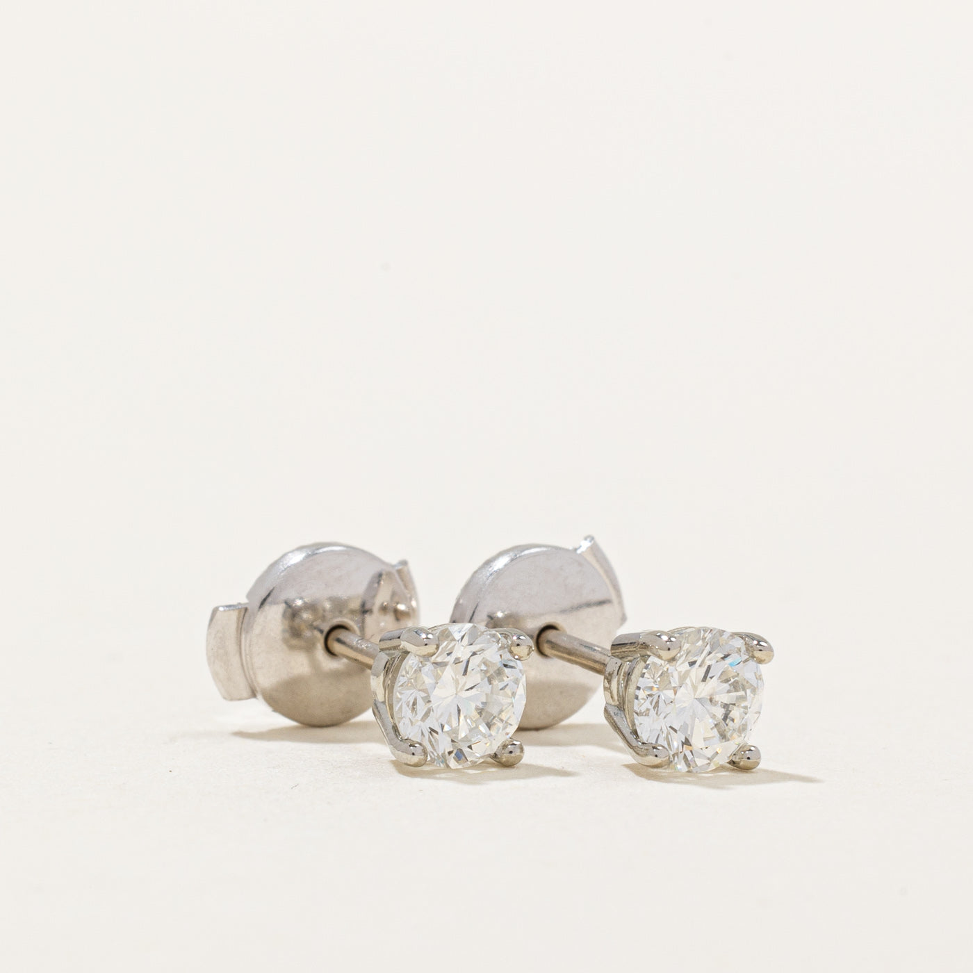 100 Ways' GIA Certified Diamond Stud Earrings | 0.80ctw SI1/SI2 G |