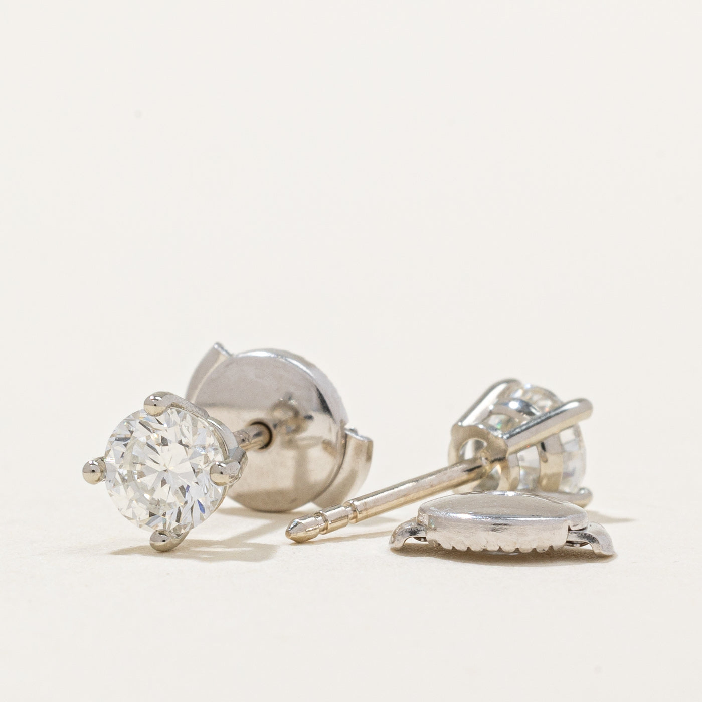 100 Ways' GIA Certified Diamond Stud Earrings | 0.80ctw SI1/SI2 G |