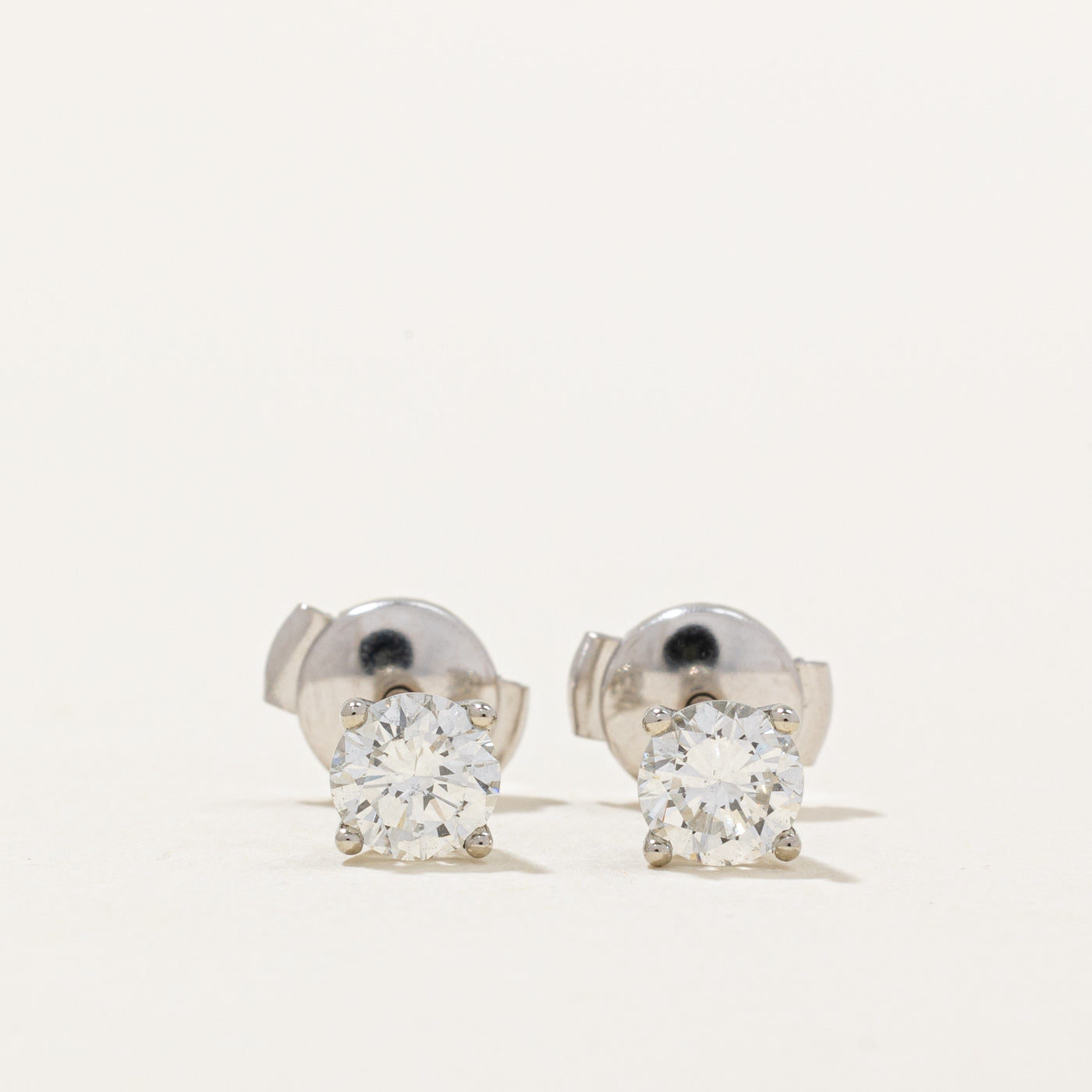 Boucles d'oreilles puces en diamant certifiées GIA de 100 Ways | 0,83 ct VS1/VS2 G |