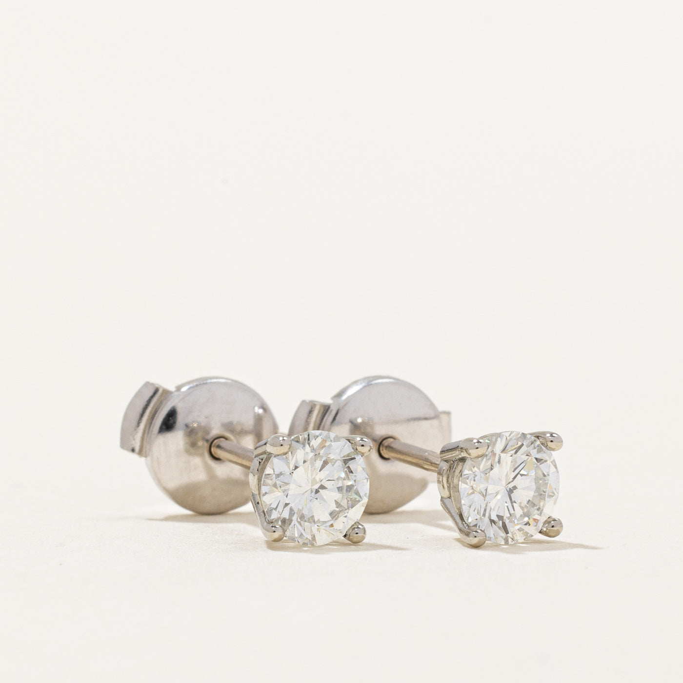 Boucles d'oreilles puces en diamant certifiées GIA de 100 Ways | 0,83 ct VS1/VS2 G |