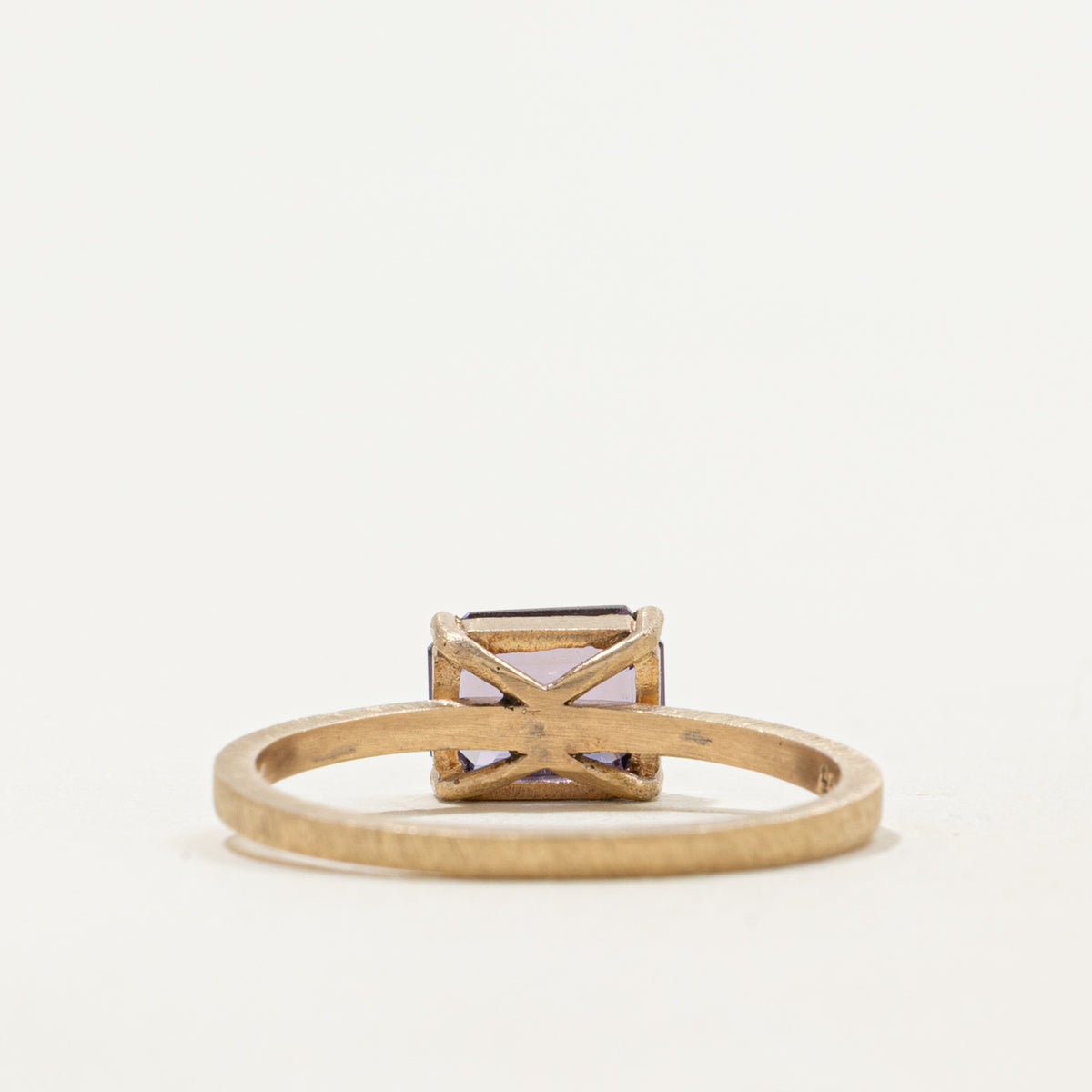 '100 Ways' 9k Portrait Cut Spinel & Rose Cut Accent Diamond Ring | 1.09ct, 0.10ctw | SZ 7