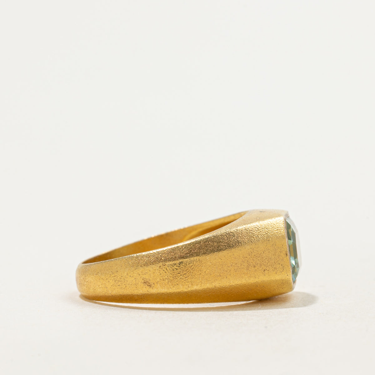 '100 Ways' 9k Yellow Gold Tourmaline Signet Ring | 2.26ct | SZ 6.95