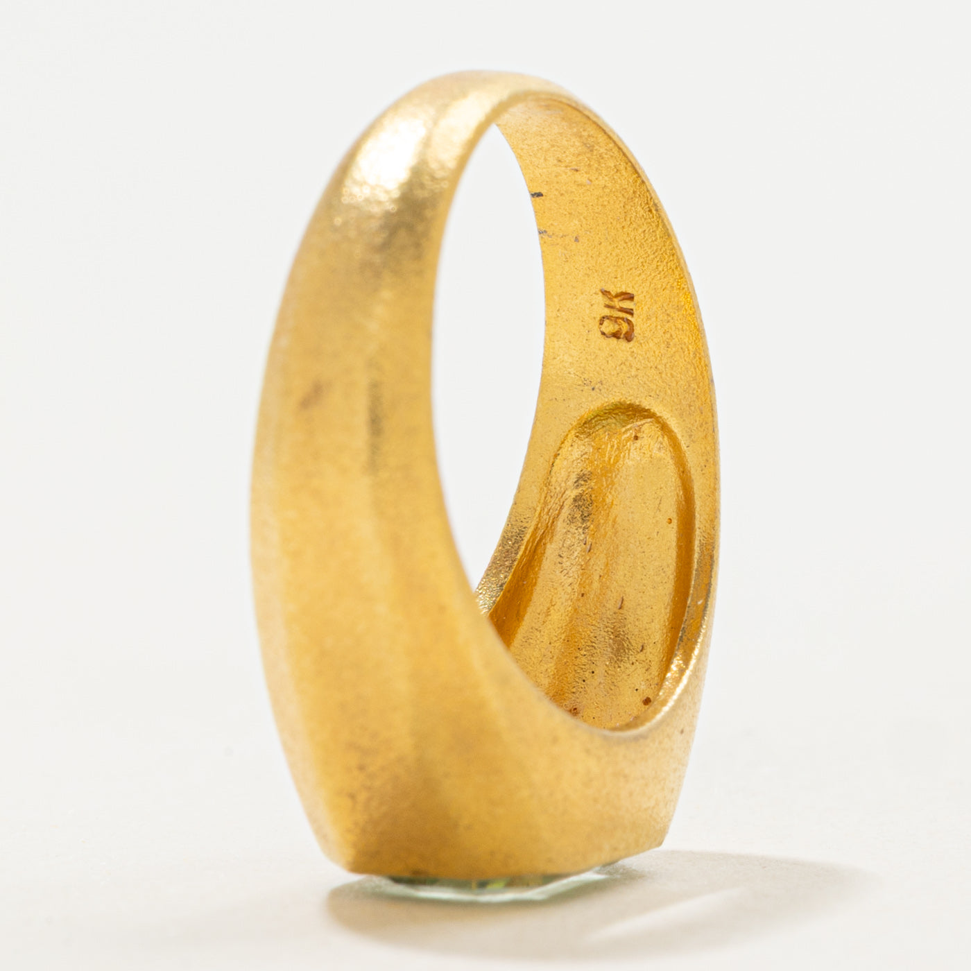 '100 Ways' 9k Yellow Gold Tourmaline Signet Ring | 2.26ct | SZ 6.95