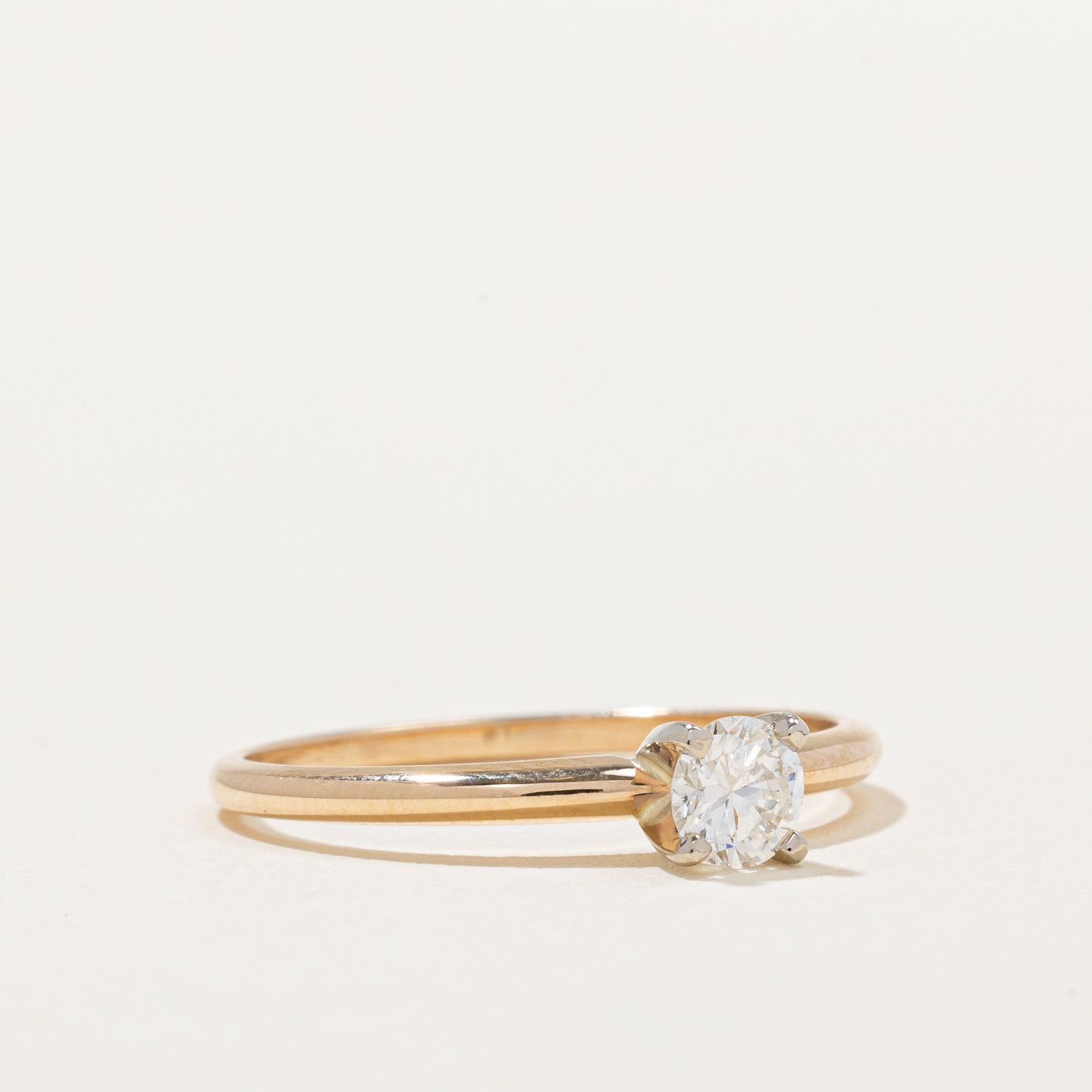 Bague de fiançailles en diamant 14 carats de 100 Ways | 0,27 ct VS1 H | Taille 6,5 |
