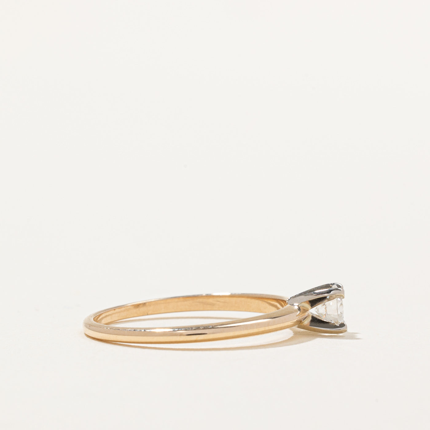 Bague de fiançailles en diamant 14 carats de 100 Ways | 0,27 ct VS1 H | Taille 6,5 |