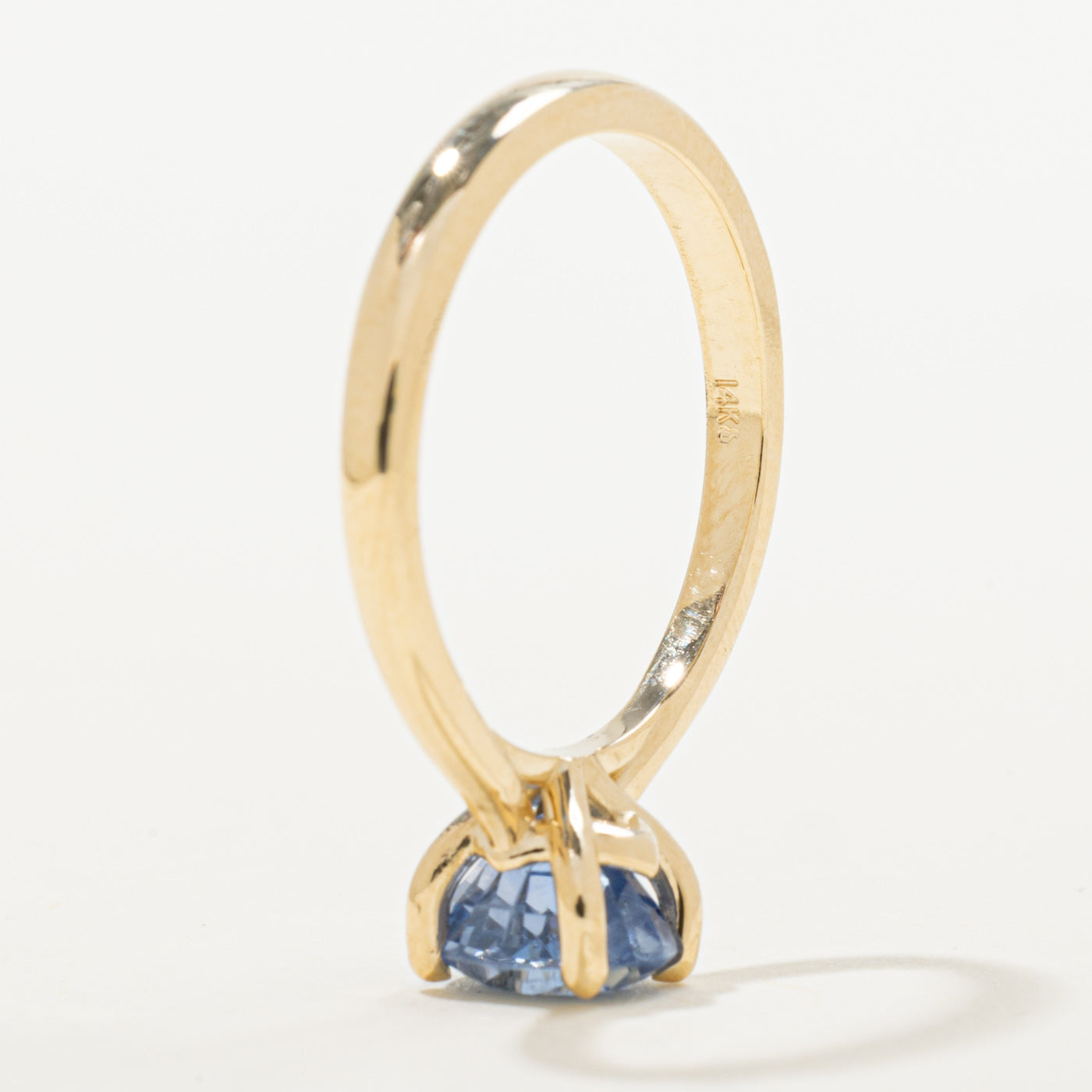 '100 Ways' 14k Yellow Gold Solitaire Sapphire Ring | 1.96ct | SZ 7