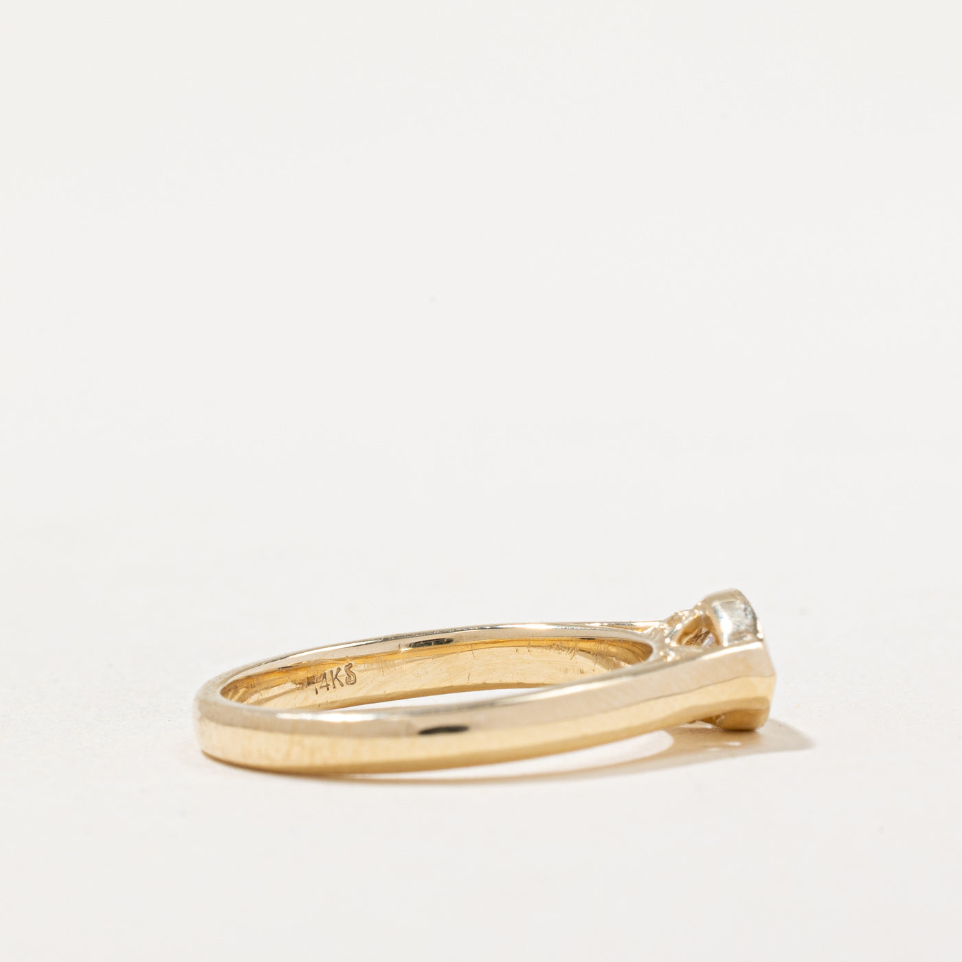 Bague « 100 façons » avec diamant taille marquise serti clos certifié GIA | 0,46 ct | Taille 5,25 |