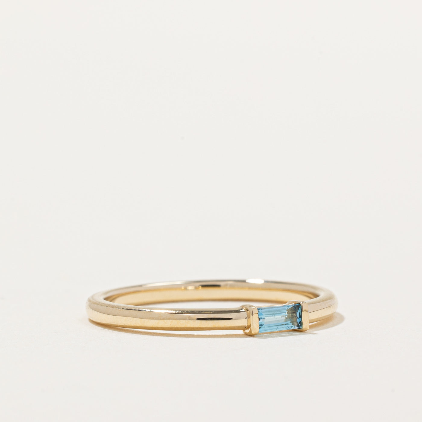Bague en topaze bleue suisse 100 Ways | 0,12 ct | Taille 6,75 |