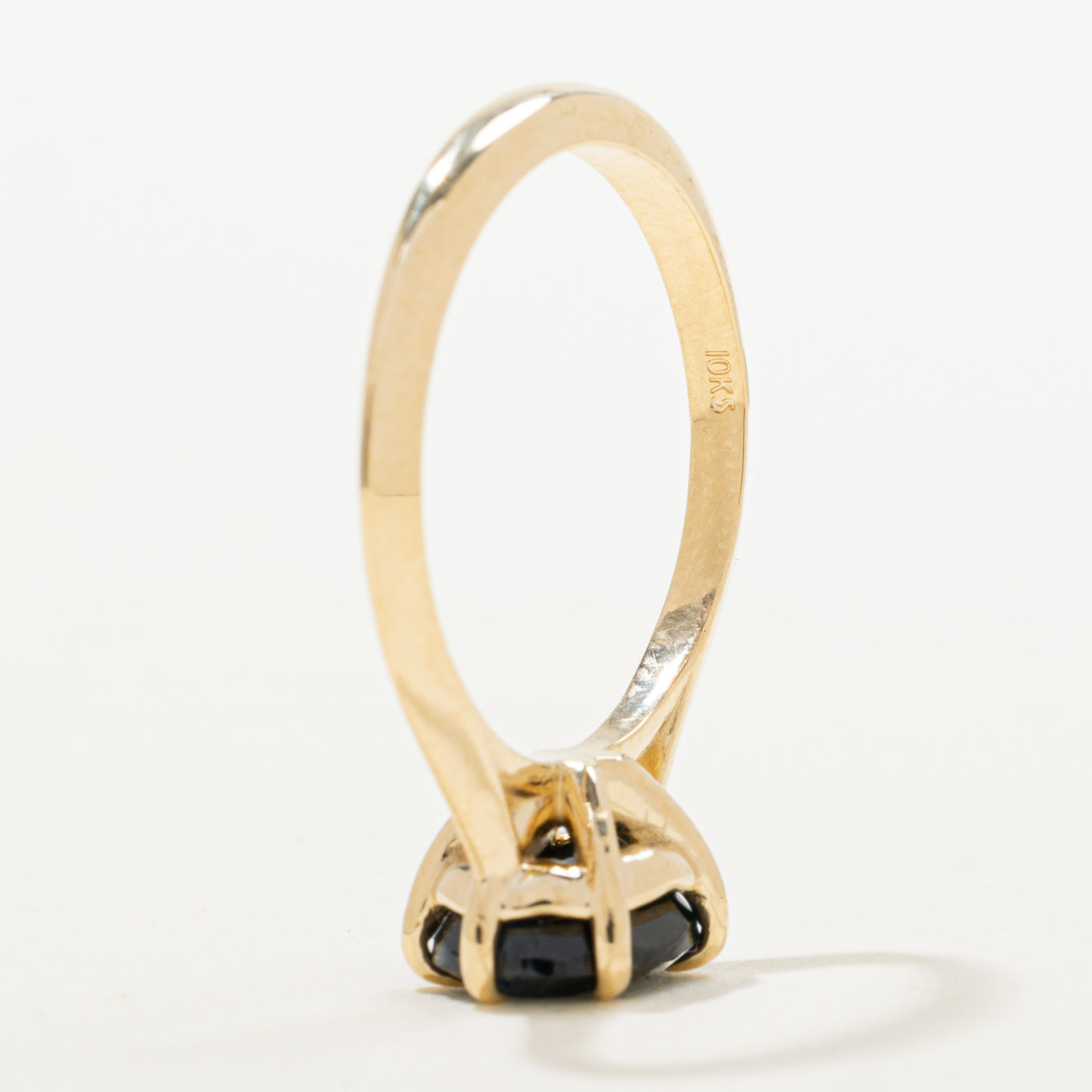 '100 Ways' 10k Yellow Gold East West Claw Prong Sapphire Ring | 2.15ct | SZ 7