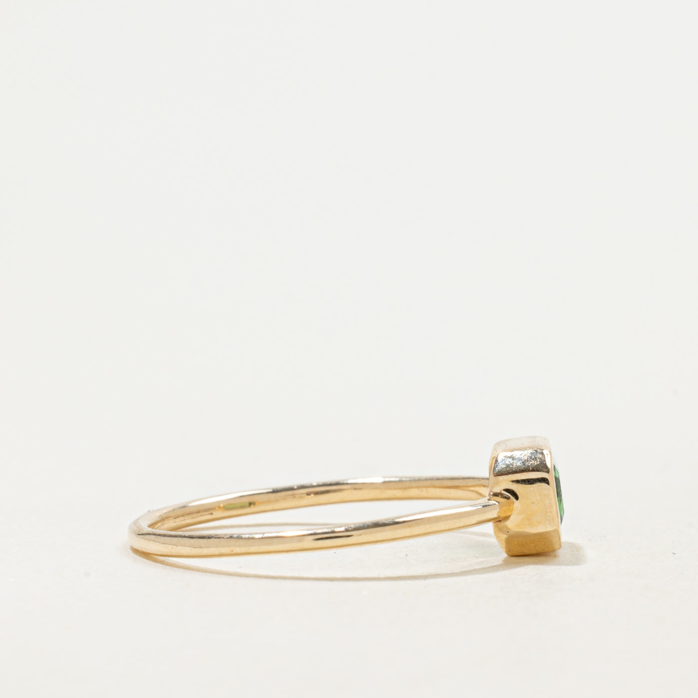 '100 Ways' 9k Yellow Gold East West Tsavorite Garnet Ring | 0.57ct | SZ 5.75