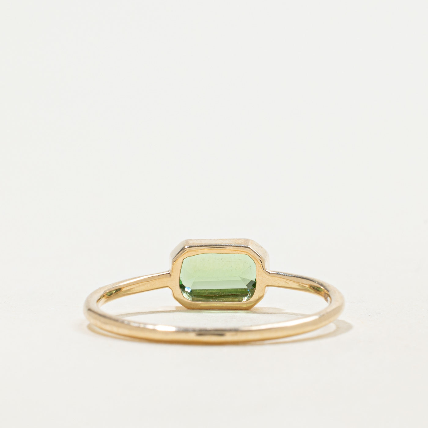 '100 Ways' 9k Yellow Gold East West Tsavorite Garnet Ring | 0.57ct | SZ 5.75