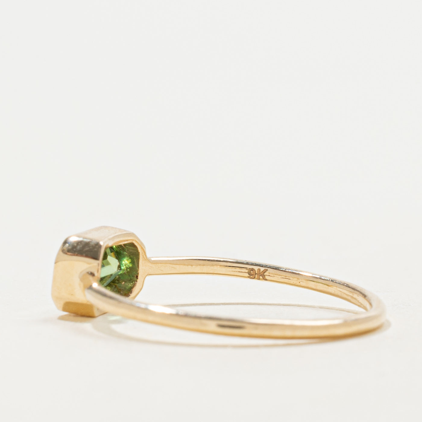 '100 Ways' 9k Yellow Gold East West Tsavorite Garnet Ring | 0.57ct | SZ 5.75