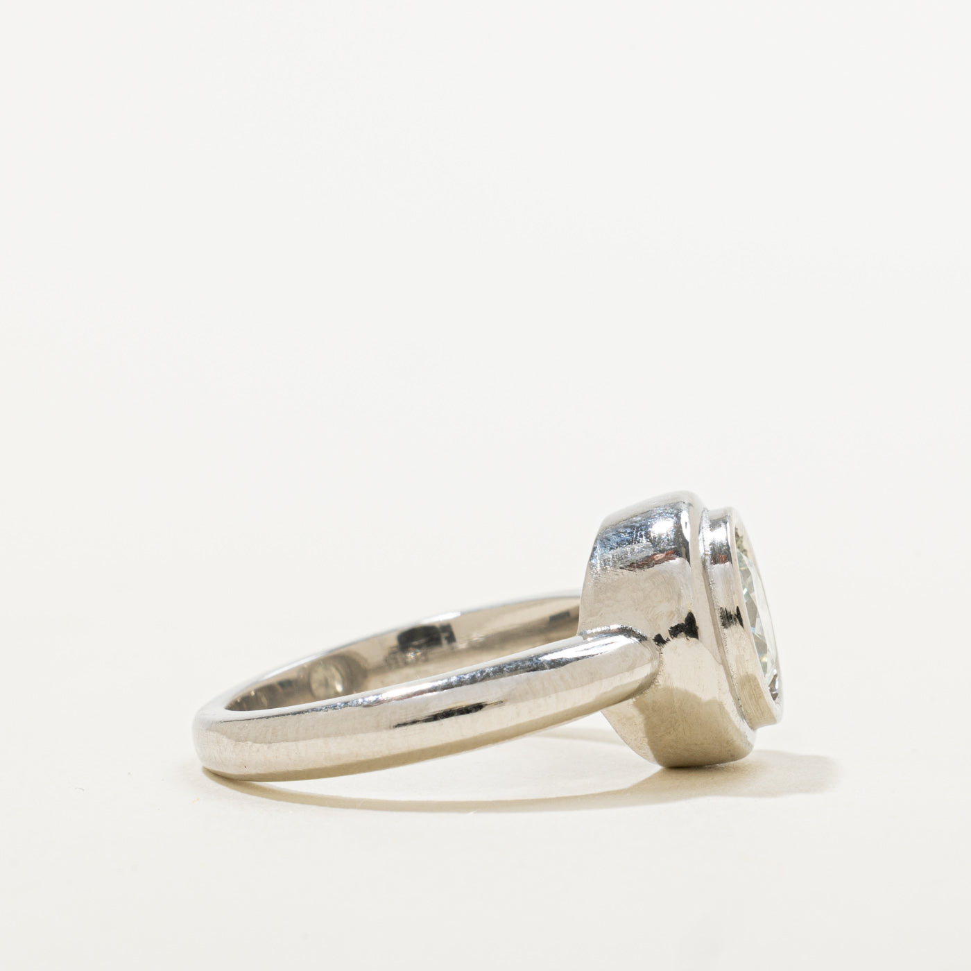 '100 Ways' Platinum Bezel Set Solitaire Diamond Ring | 1.31ct VVS1 I Ex | SZ 5.75