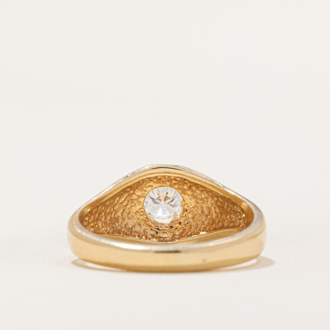 '100 Ways' GIA Certified Diamond Belcher Set Ring | 0.57ct | SZ 9.5 |