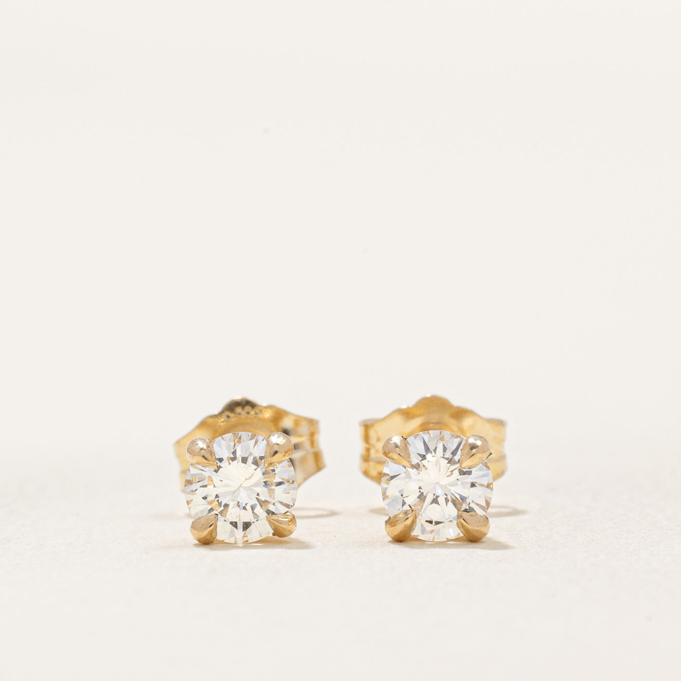 '100 Ways' Diamond Stud Earrings | 0.58ctw SI1/SI2 J/K |