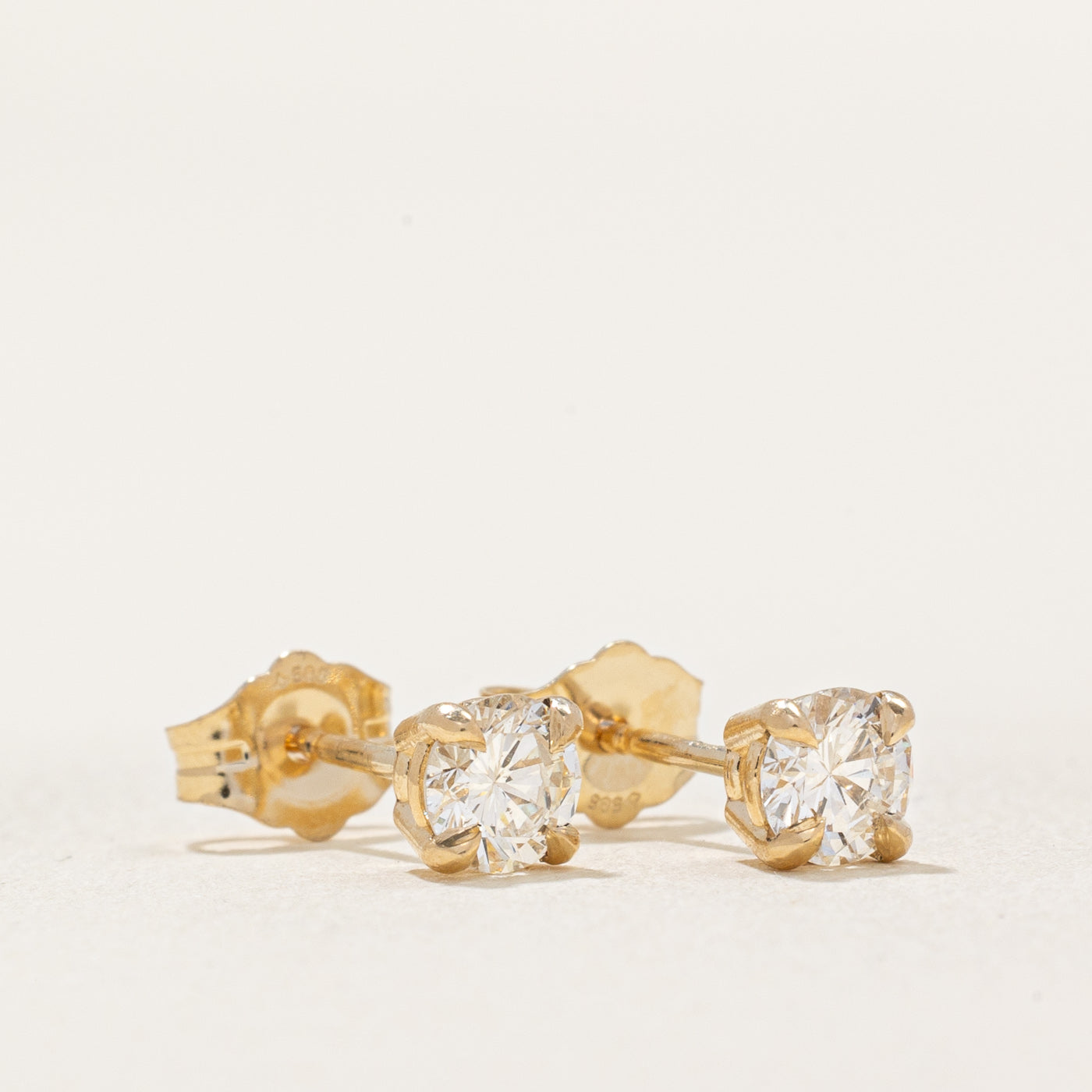 '100 Ways' Diamond Stud Earrings | 0.58ctw SI1/SI2 J/K |