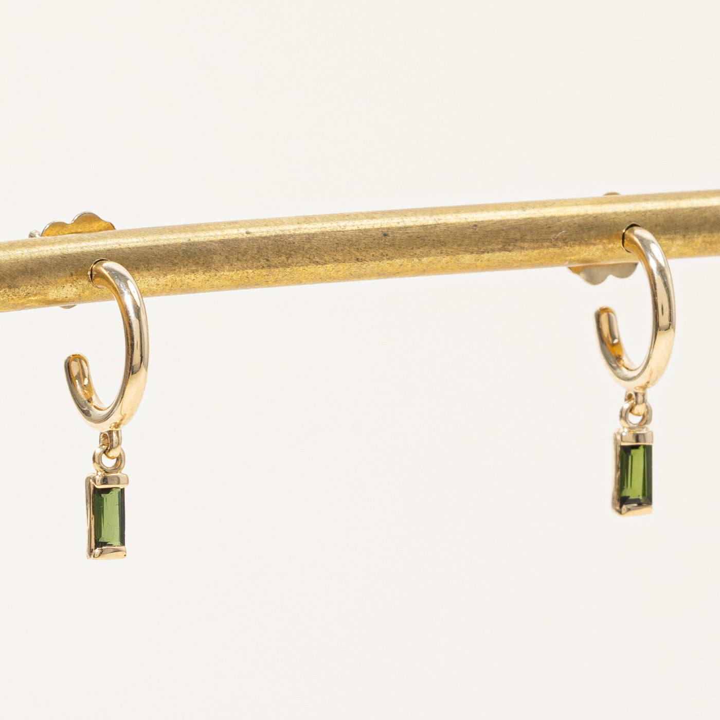 100 Ways' Tourmaline Charm Hoop Earrings | 0.24ctw |