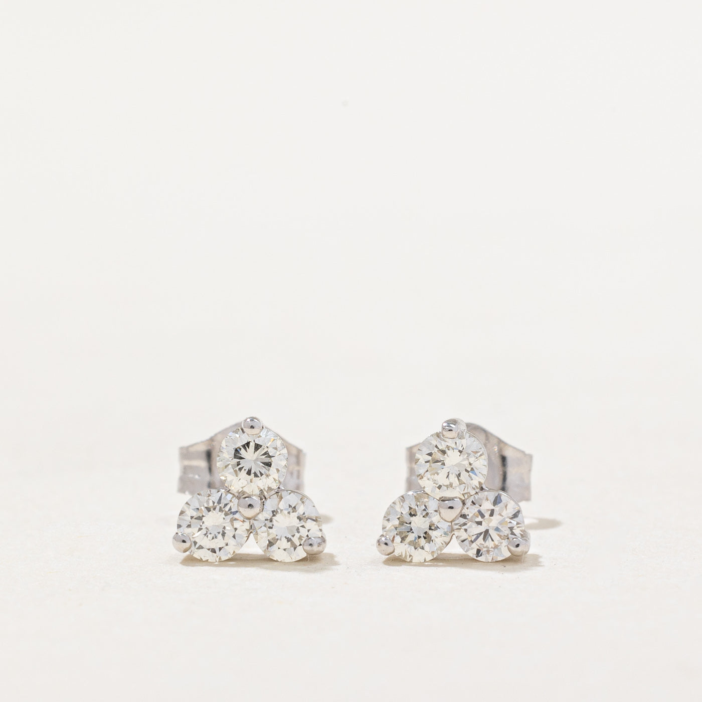 '100 Ways' Diamond Trio Cluster Earrings | 0.50ctw |