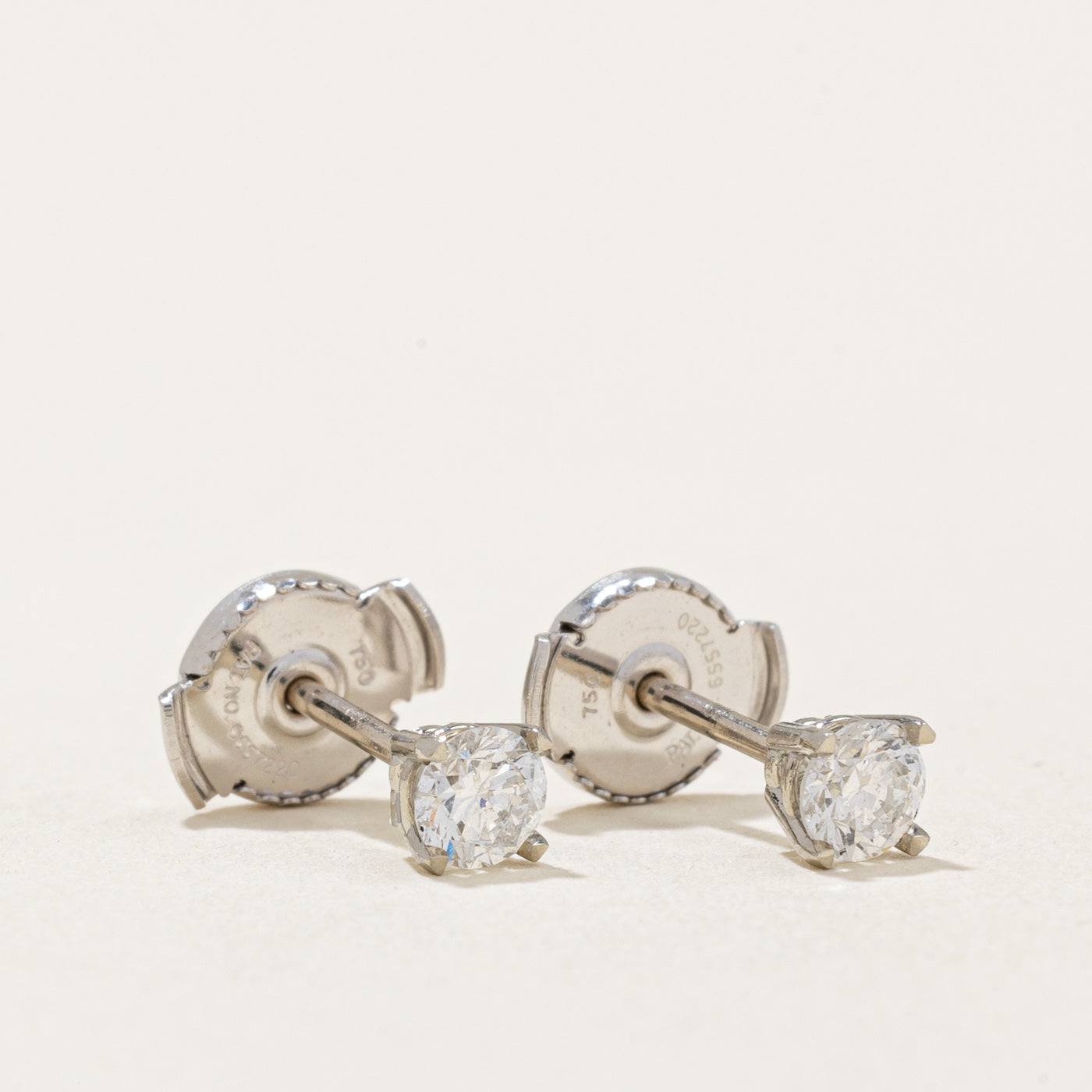 100 Ways' Diamond Stud Earrings With Eagle Claws and Guardian Backs | 0.36ctw |