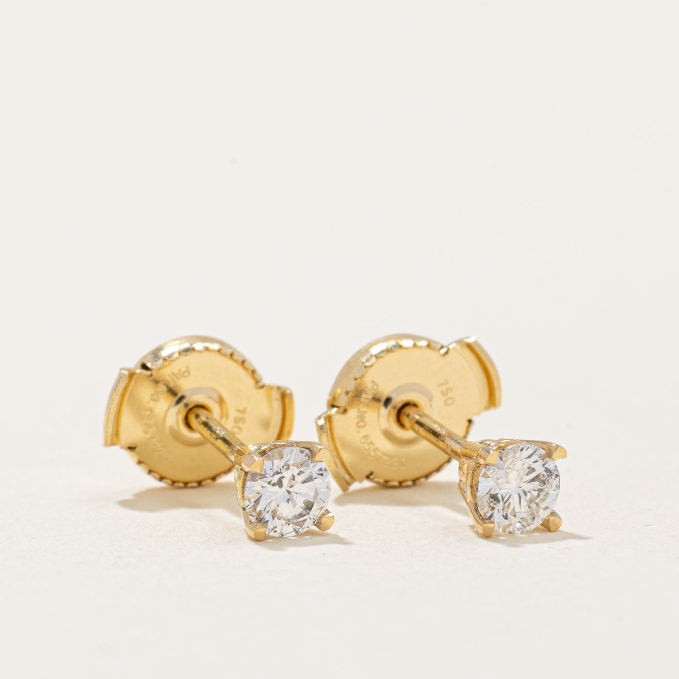 100 Ways' Diamond Stud Earrings With Eagle Claws and Guardian Backs | 0.29ctw |