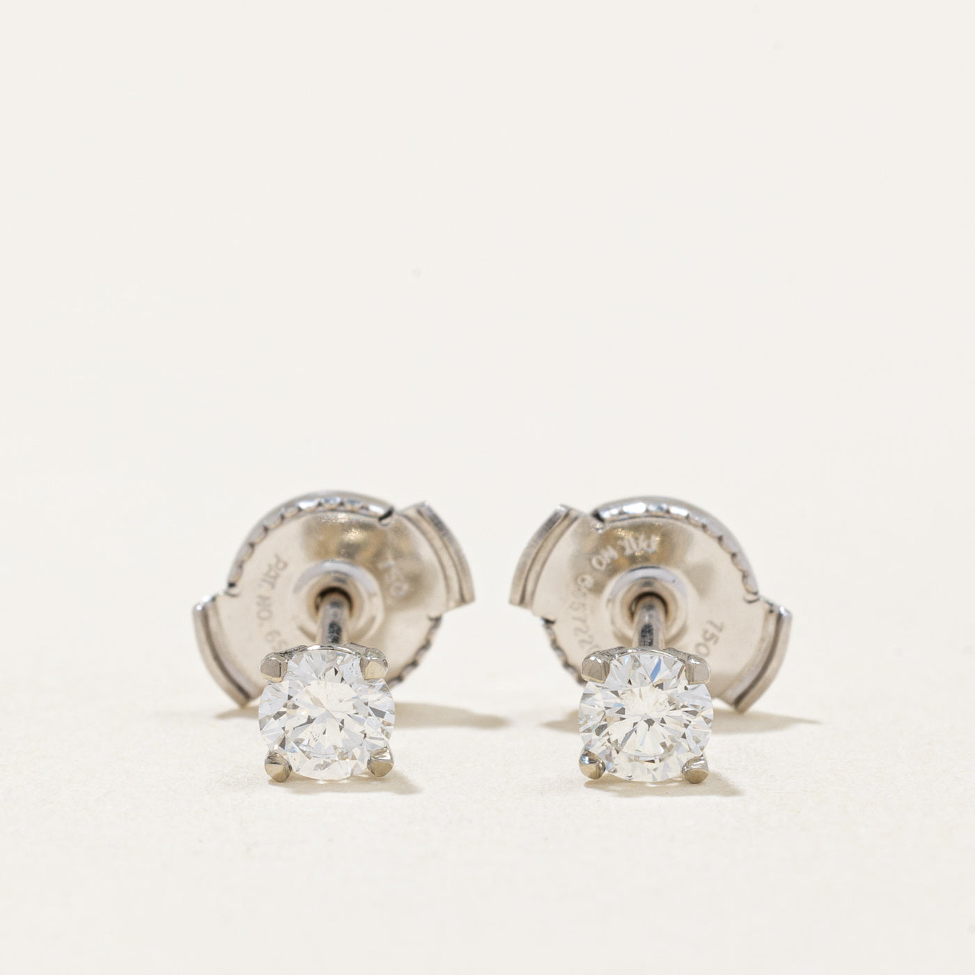 100 Ways' Diamond Stud Earrings With Eagle Claws and Guardian Backs | 0.31ctw |