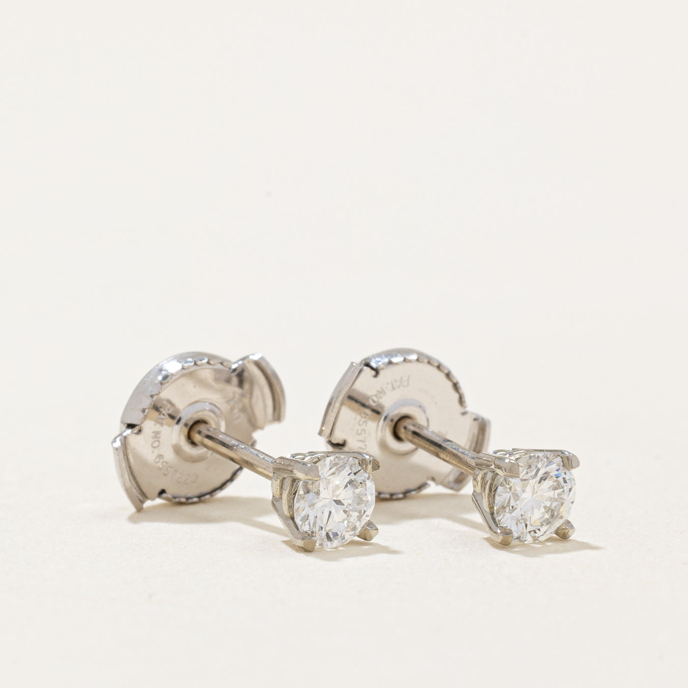 100 Ways' Diamond Stud Earrings With Eagle Claws and Guardian Backs | 0.31ctw |