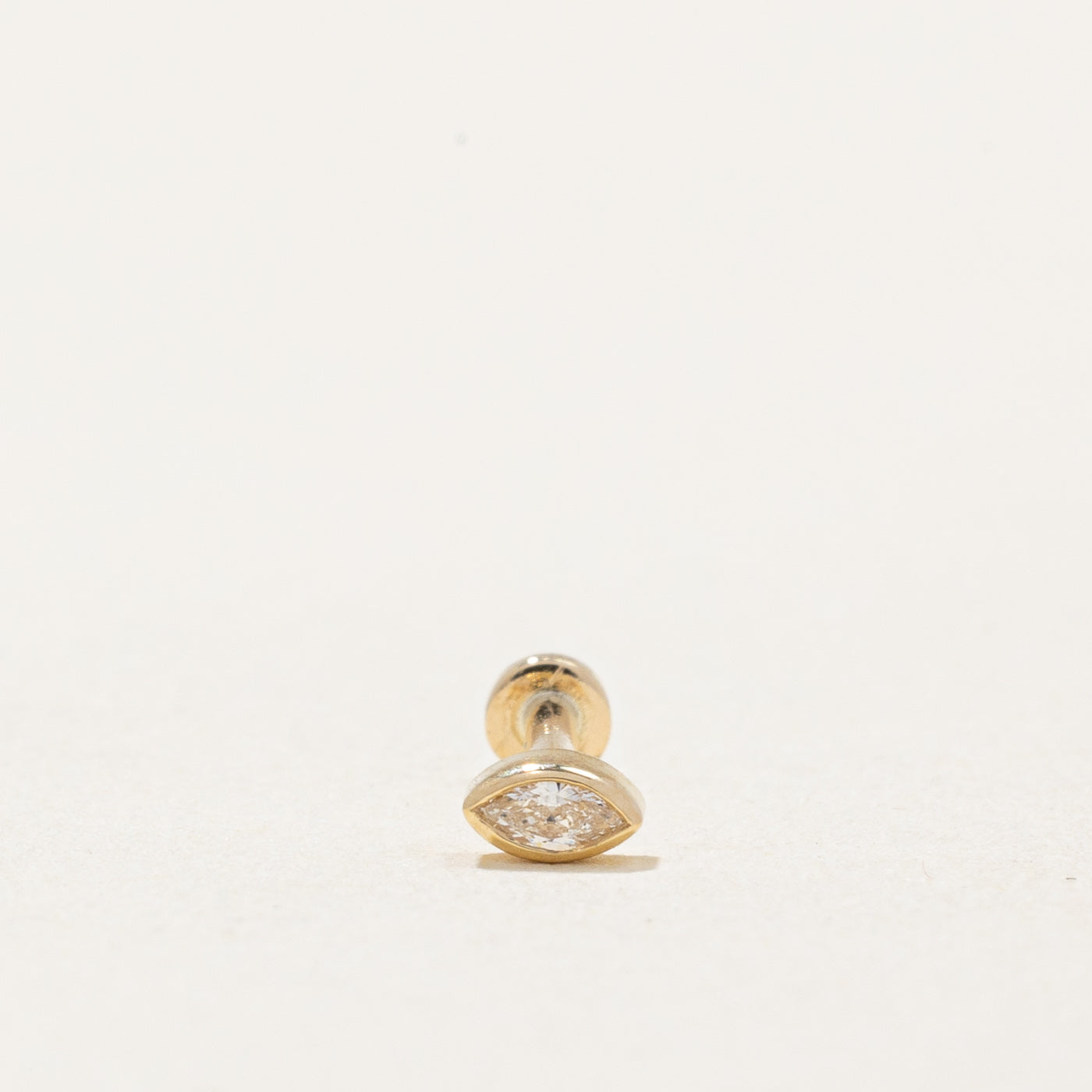 100 Ways' Marquise Cut Diamond Press Fit Earring | 0.03ct |