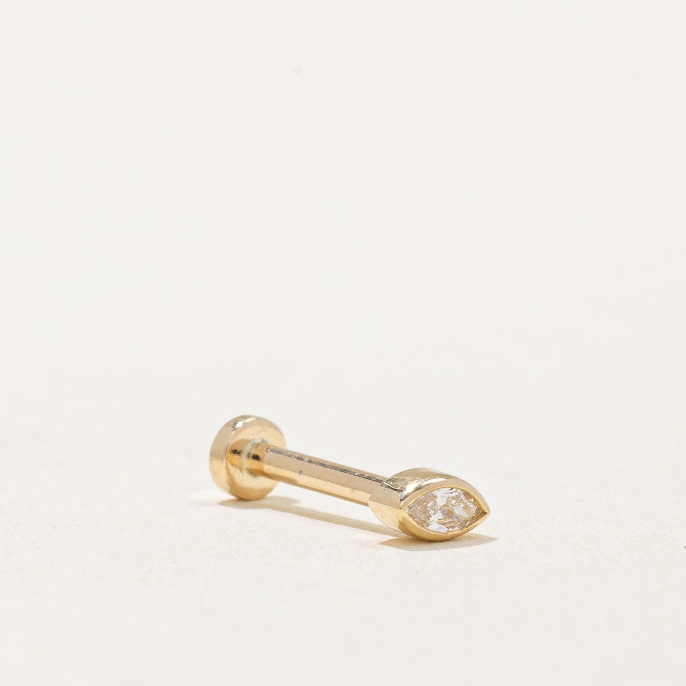 100 Ways' Marquise Cut Diamond Press Fit Earring | 0.03ct |