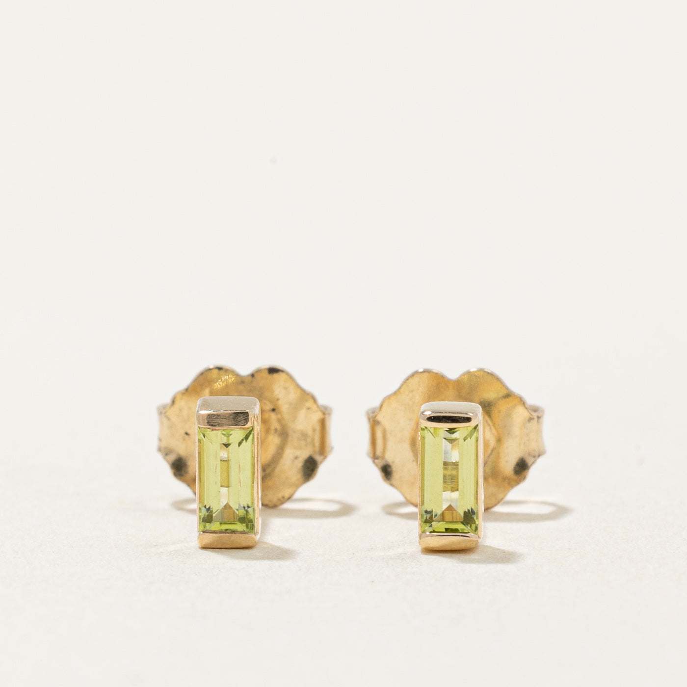 100 Ways' Baguette Peridot Earrings | 0.26ctw |