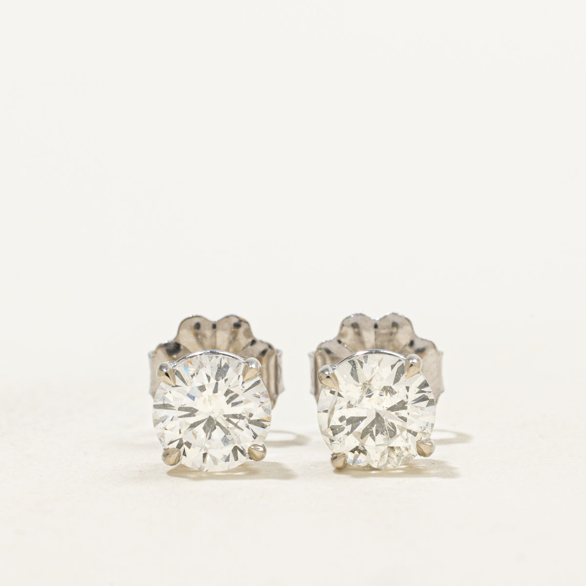 '100 Ways' Signature Eagle Claw Stud Earrings | 1.99ctw I1/I2 H/I