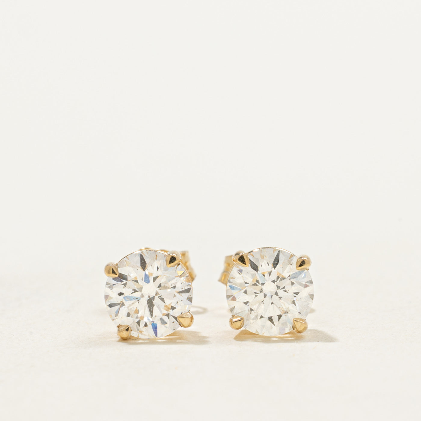 '100 Ways' Signature Eagle Claw Stud Earrings | 1.59ctw I1/I2 G/H