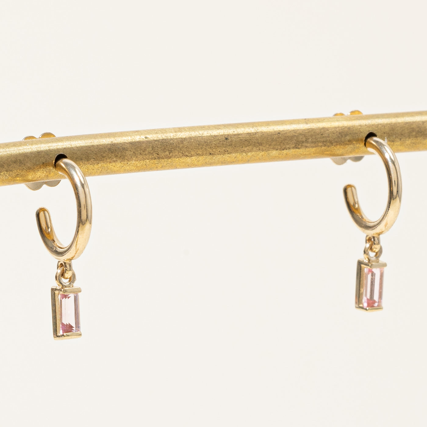 100 Ways' Tourmaline Charm Hoop Earrings | 0.24ctw |