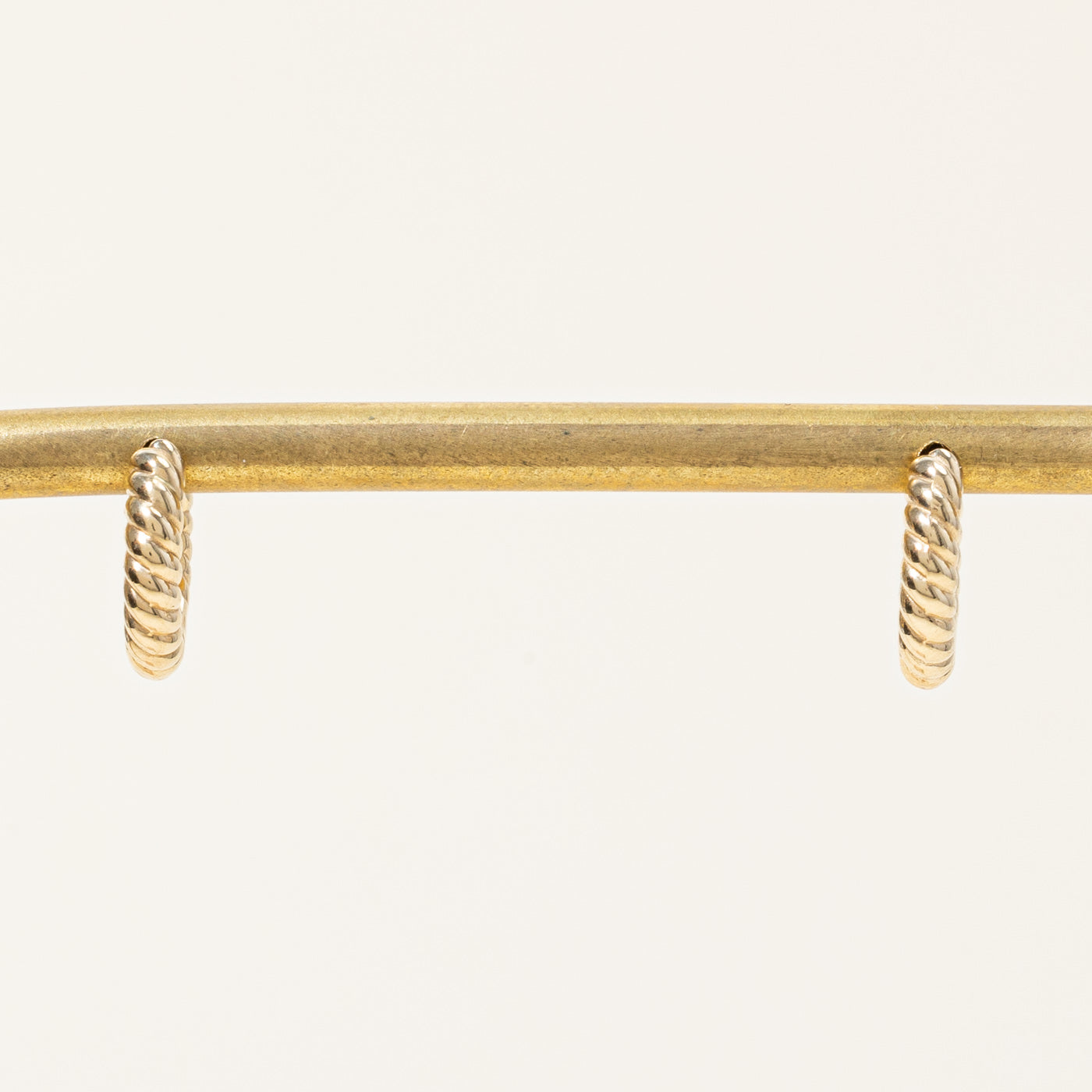 100 Ways' Yellow Gold Huggie Hoop Earrings