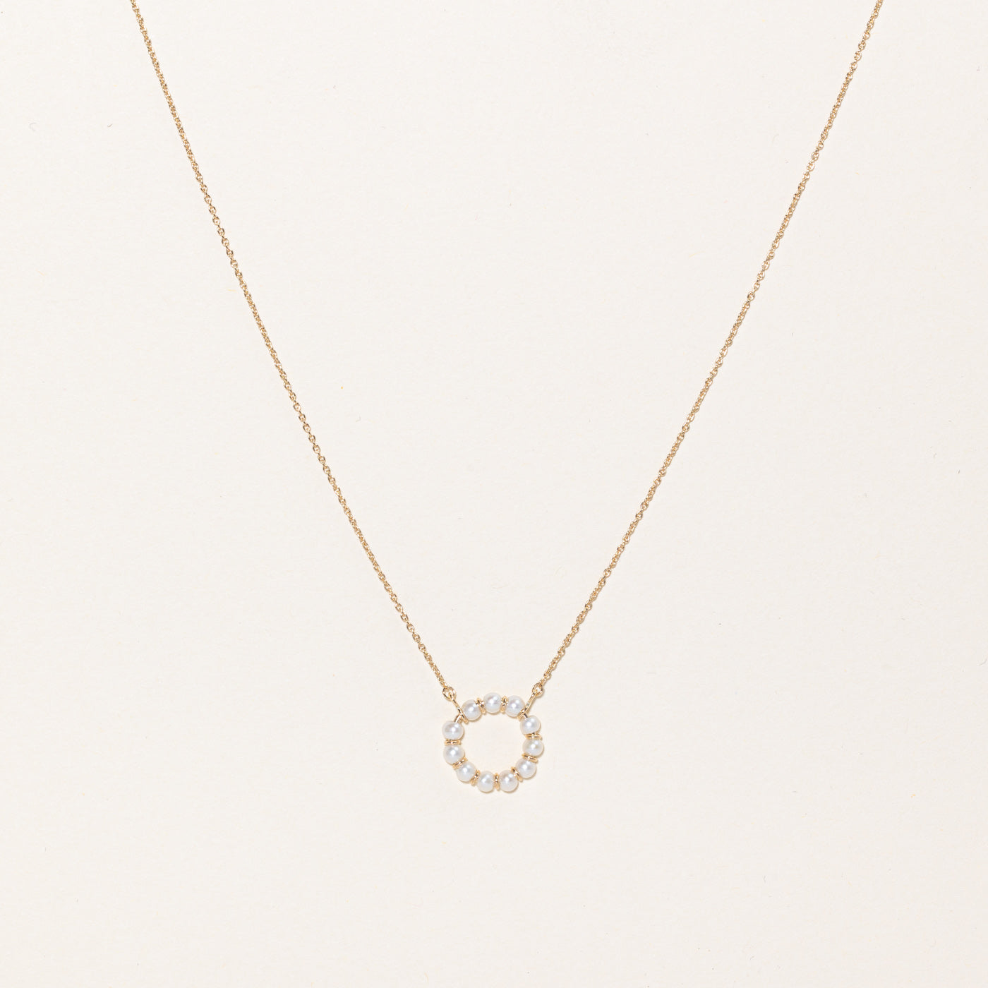 100 Ways' Freshwater Pearl Wreath Pendant Necklace | 18" |