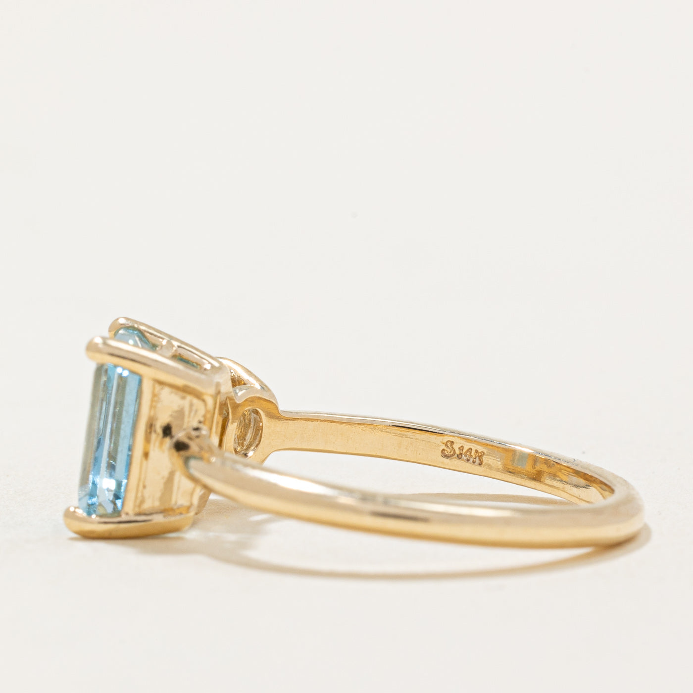 Bague Toi et Moi Aigue-marine et Diamants 100 Ways | 1,30 ct, 0,54 ct | Taille 6,75 |