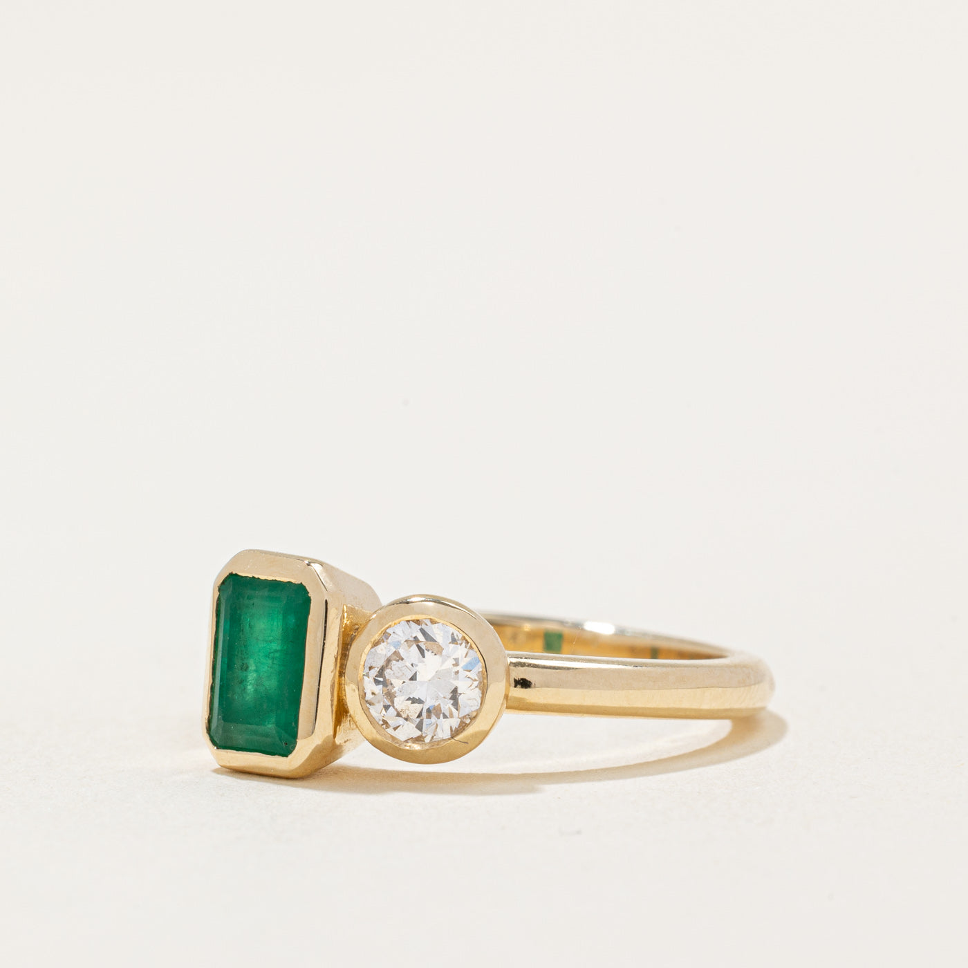100 Ways' Emerald & Diamond Ring | 0.74ct, 0.37ct | SZ 6.75 |