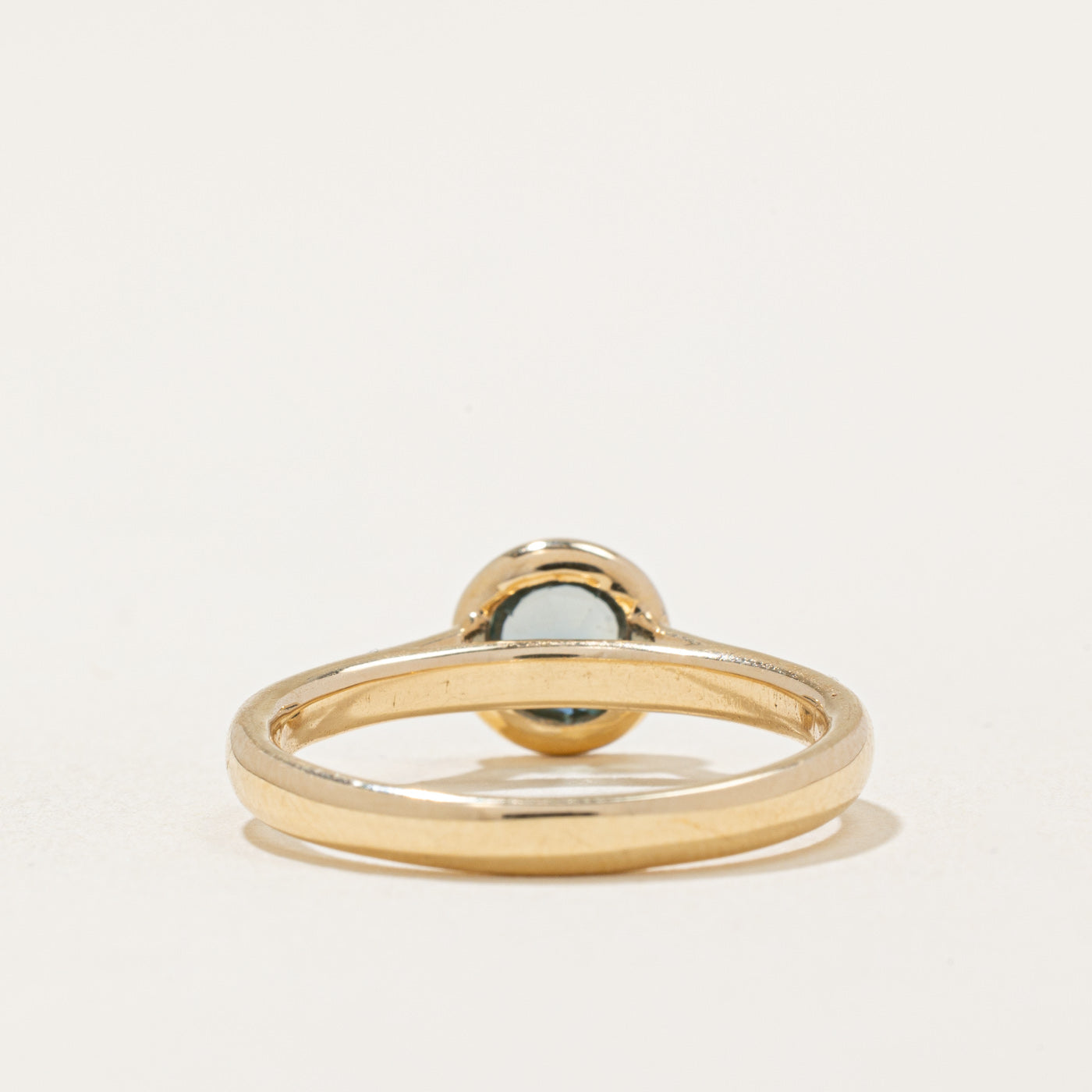 Bague 100 Ways avec saphir turquoise serti clos | 0,88 ct | Taille 6,75 |