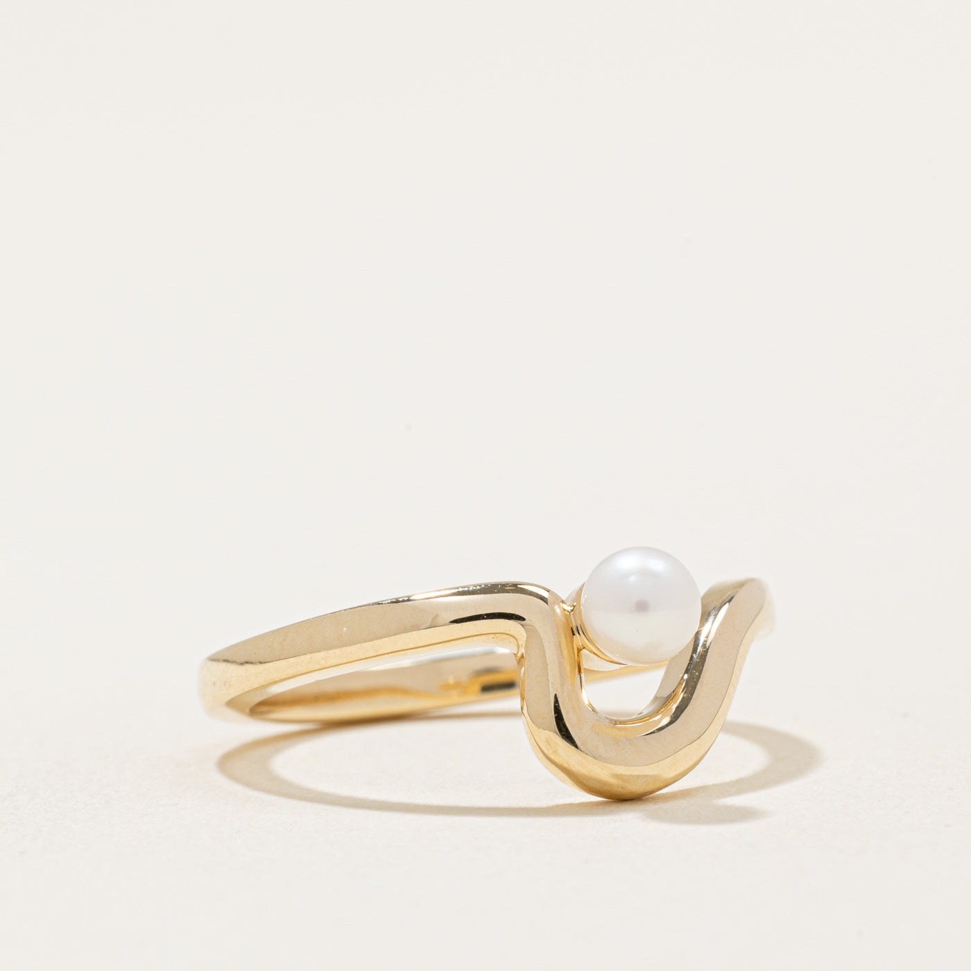 100 Ways' Freshwater Pearl Freeform Ring | SZ 6.5 |