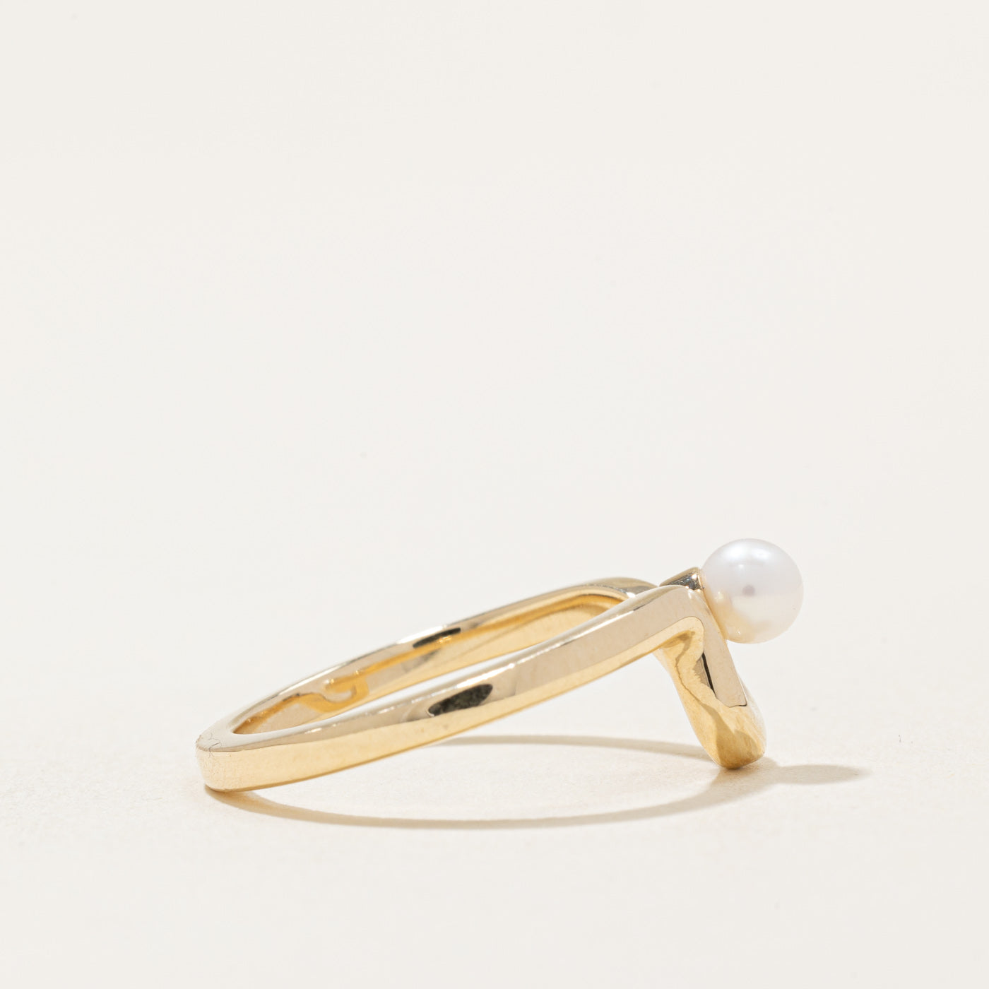 100 Ways' Freshwater Pearl Freeform Ring | SZ 6.5 |