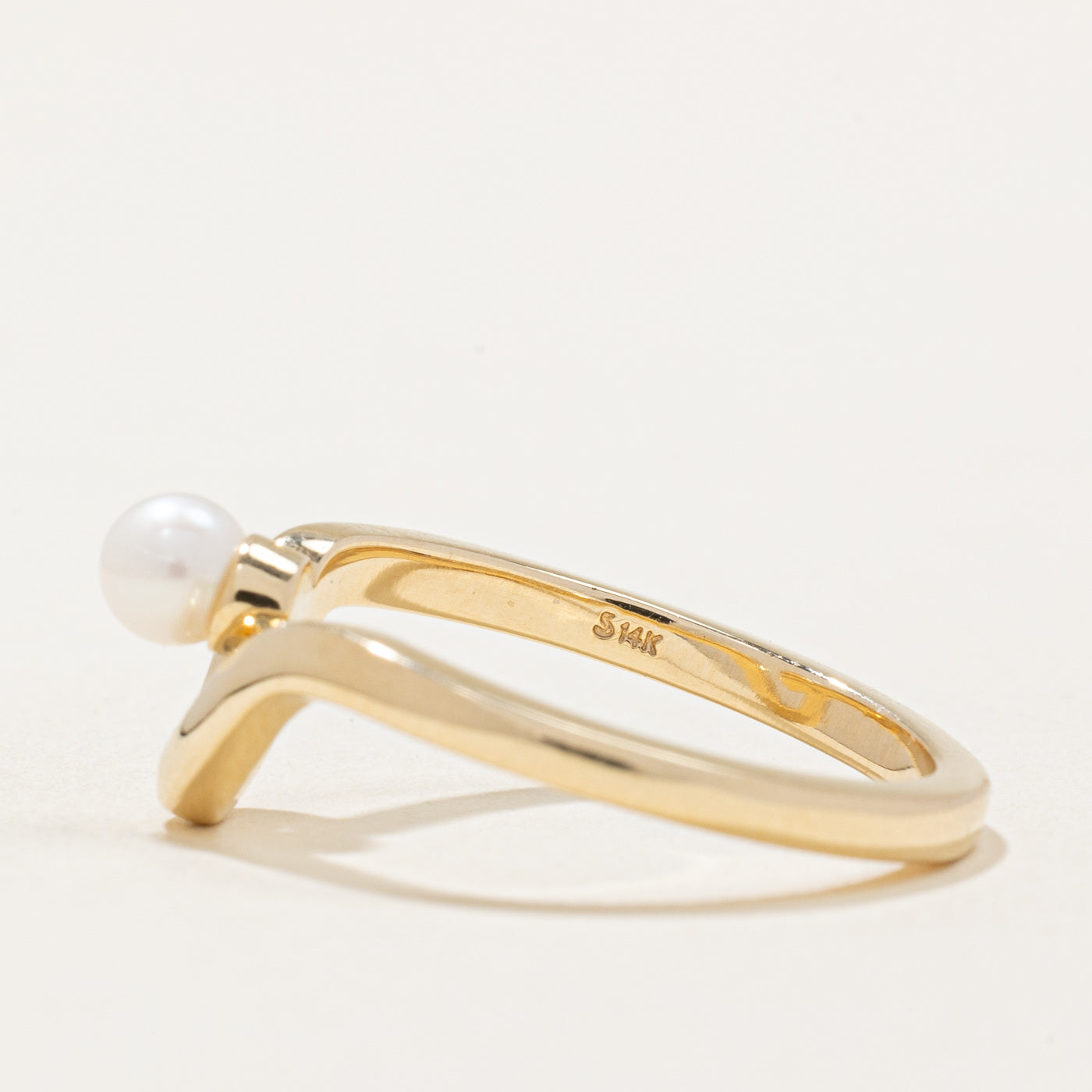 100 Ways' Freshwater Pearl Freeform Ring | SZ 6.5 |