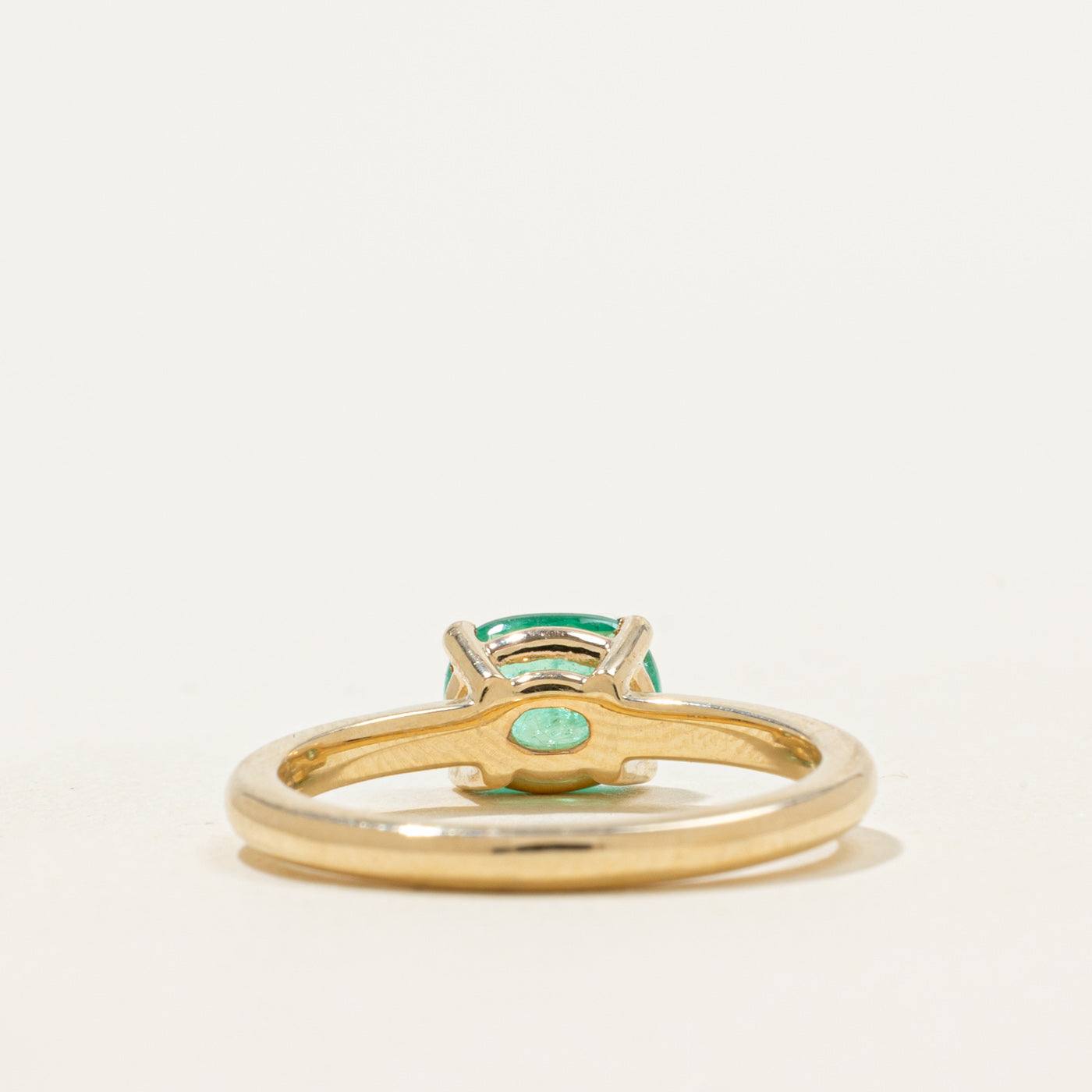'100 Ways' 14k East West Solitaire Emerald Ring | 1.07ct | SZ 6