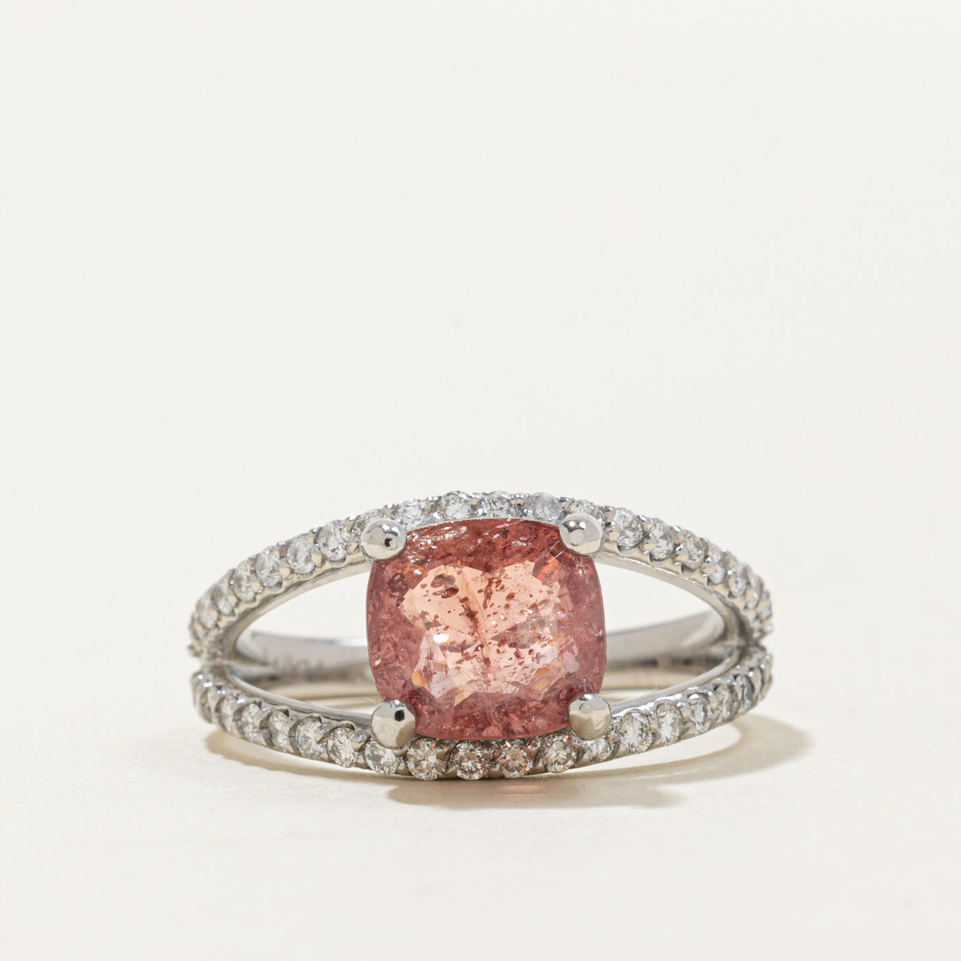 '100 Ways' Platinum Spinel & Diamond Ring | 3.02ct, 0.60ct | SZ 8.25