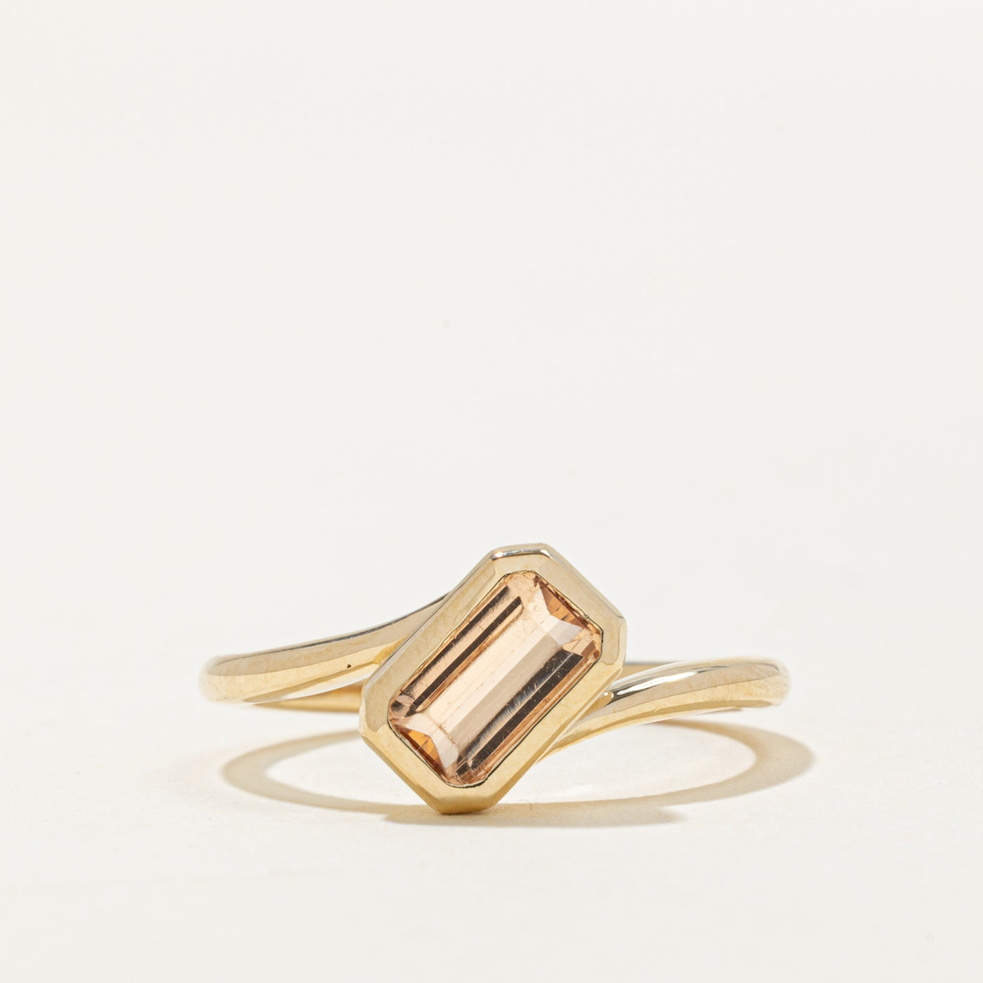 '100 Ways' 14k Bypass Imperial Topaz Ring | 0.92ct | SZ 7