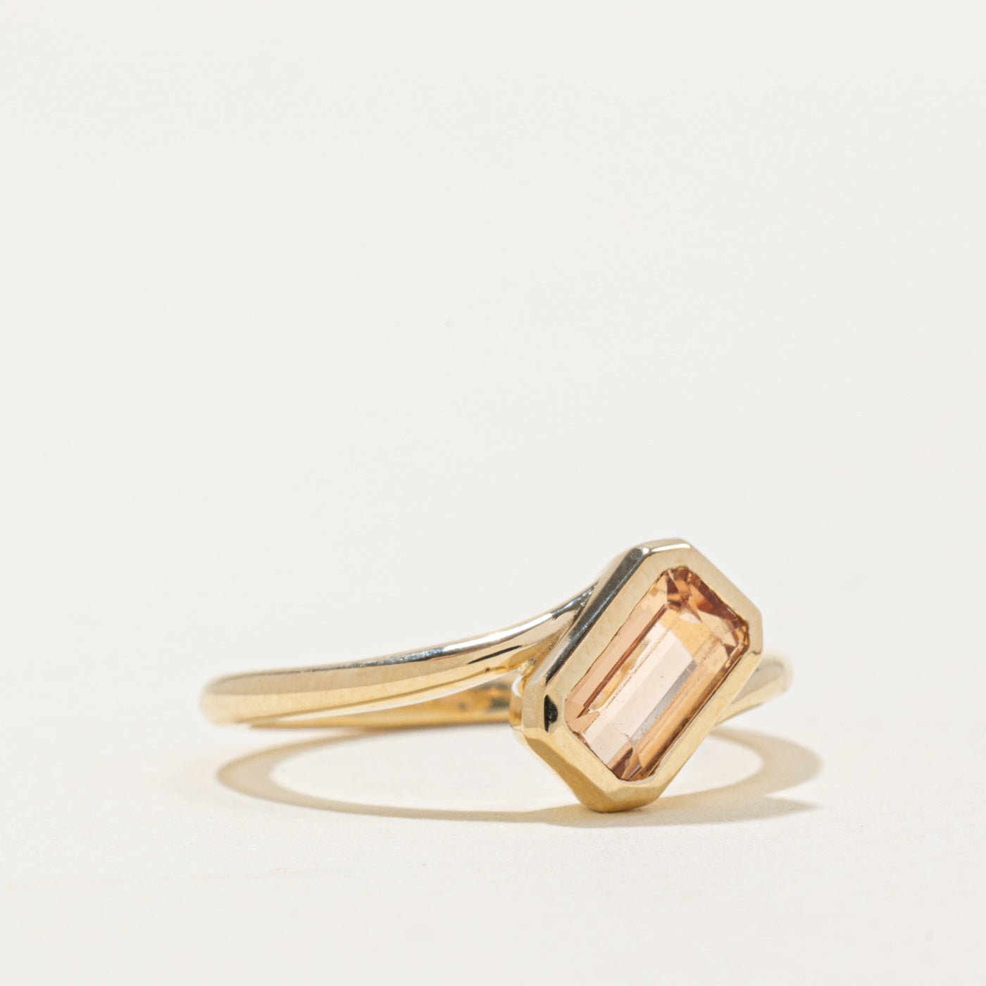 '100 Ways' 14k Bypass Imperial Topaz Ring | 0.92ct | SZ 7