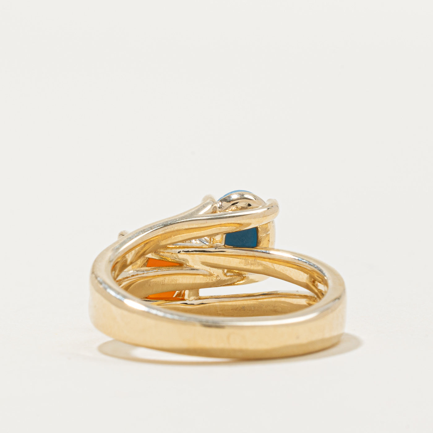 '100 Ways' 14k Cameo Toi et Moi Ring | 1.15ctw | SZ 7